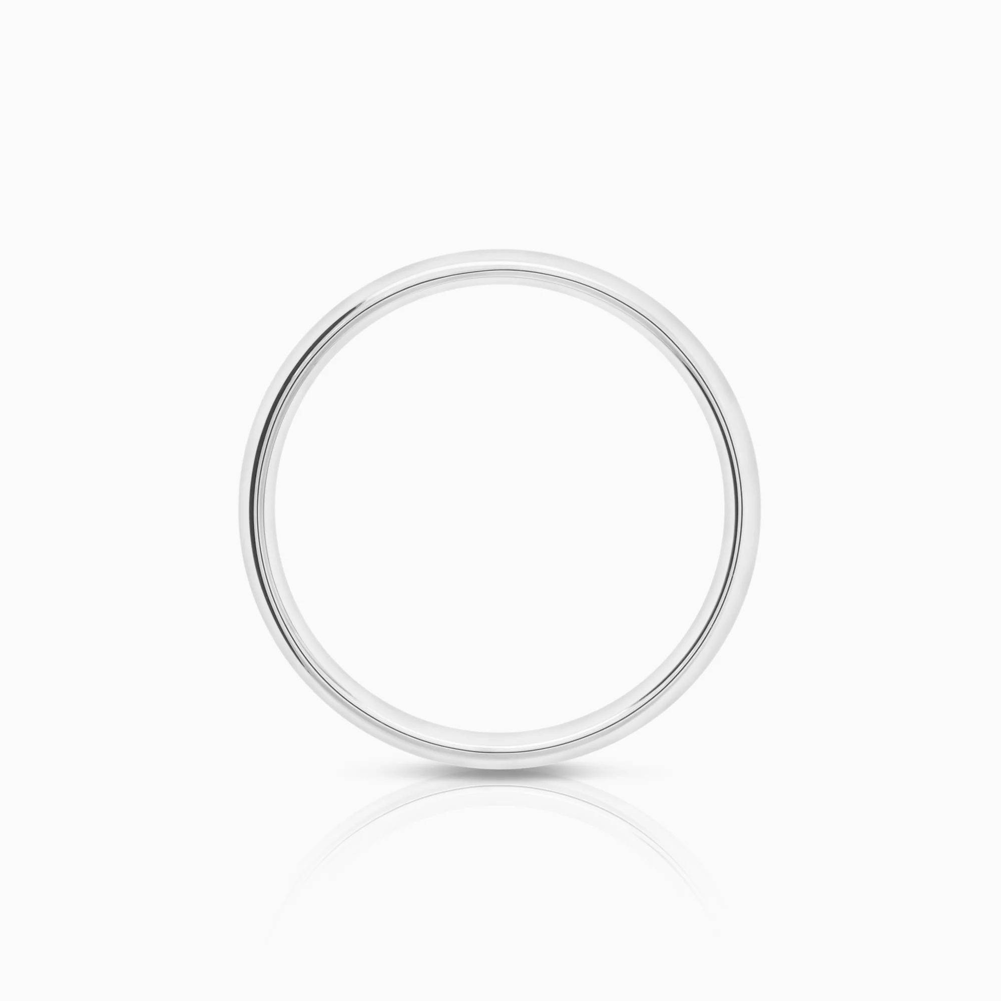 Plain ring 5.26g 18K white gold - Image 2