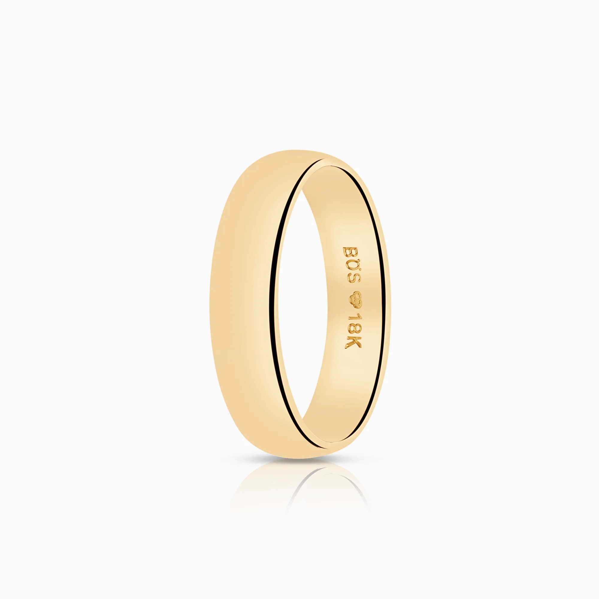 Plain ring 5.34g 18K gold