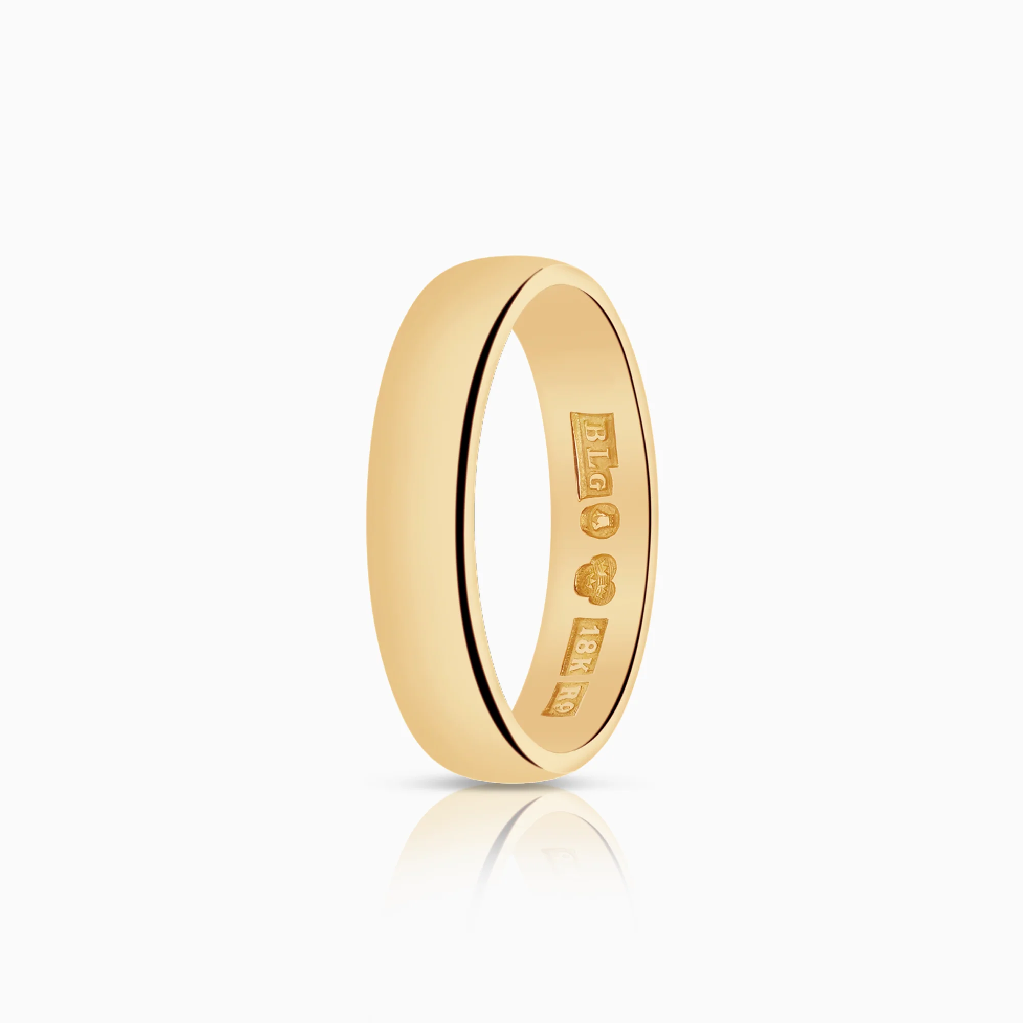 Plain ring 5.35g 18K gold