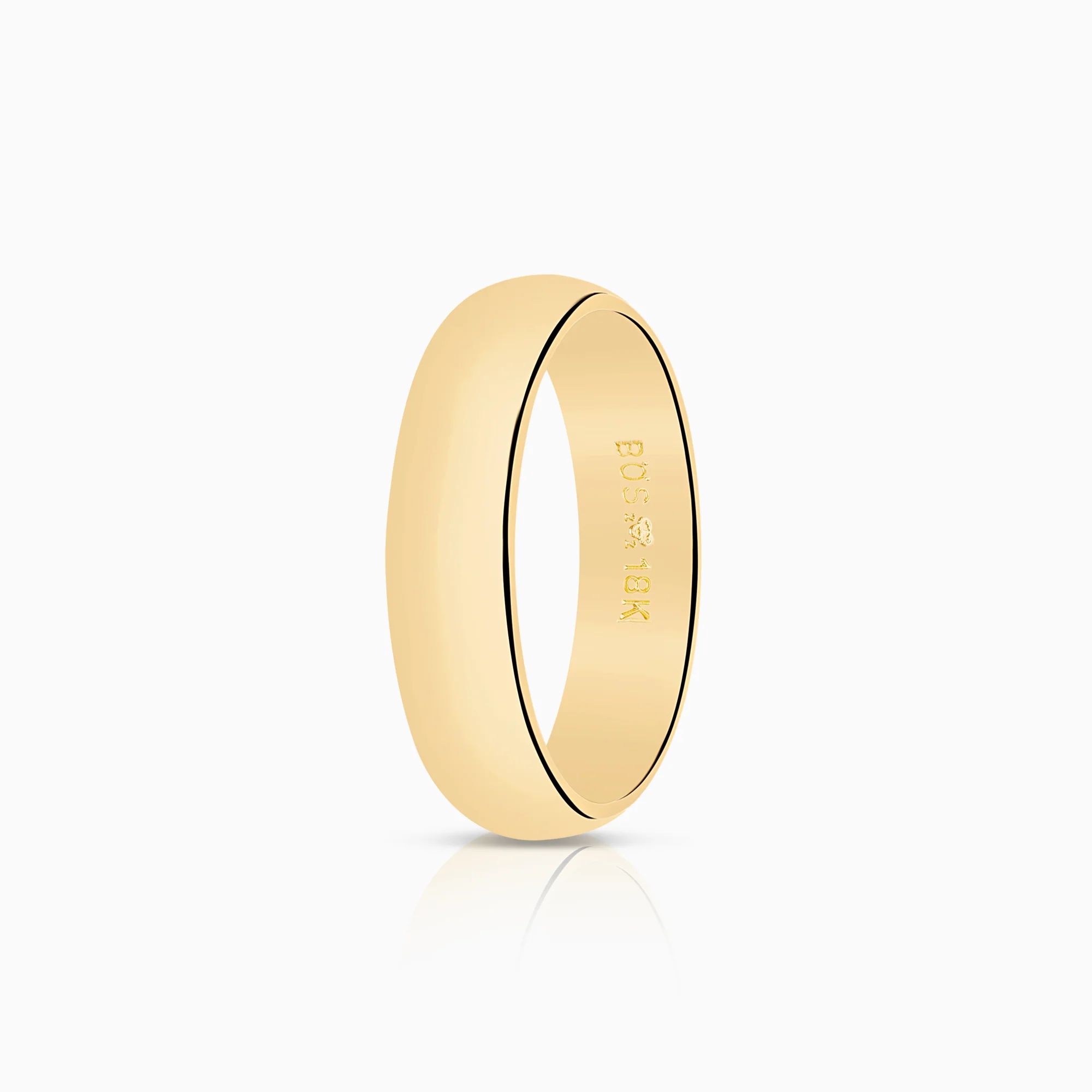 Plain ring 5.37g 18K gold