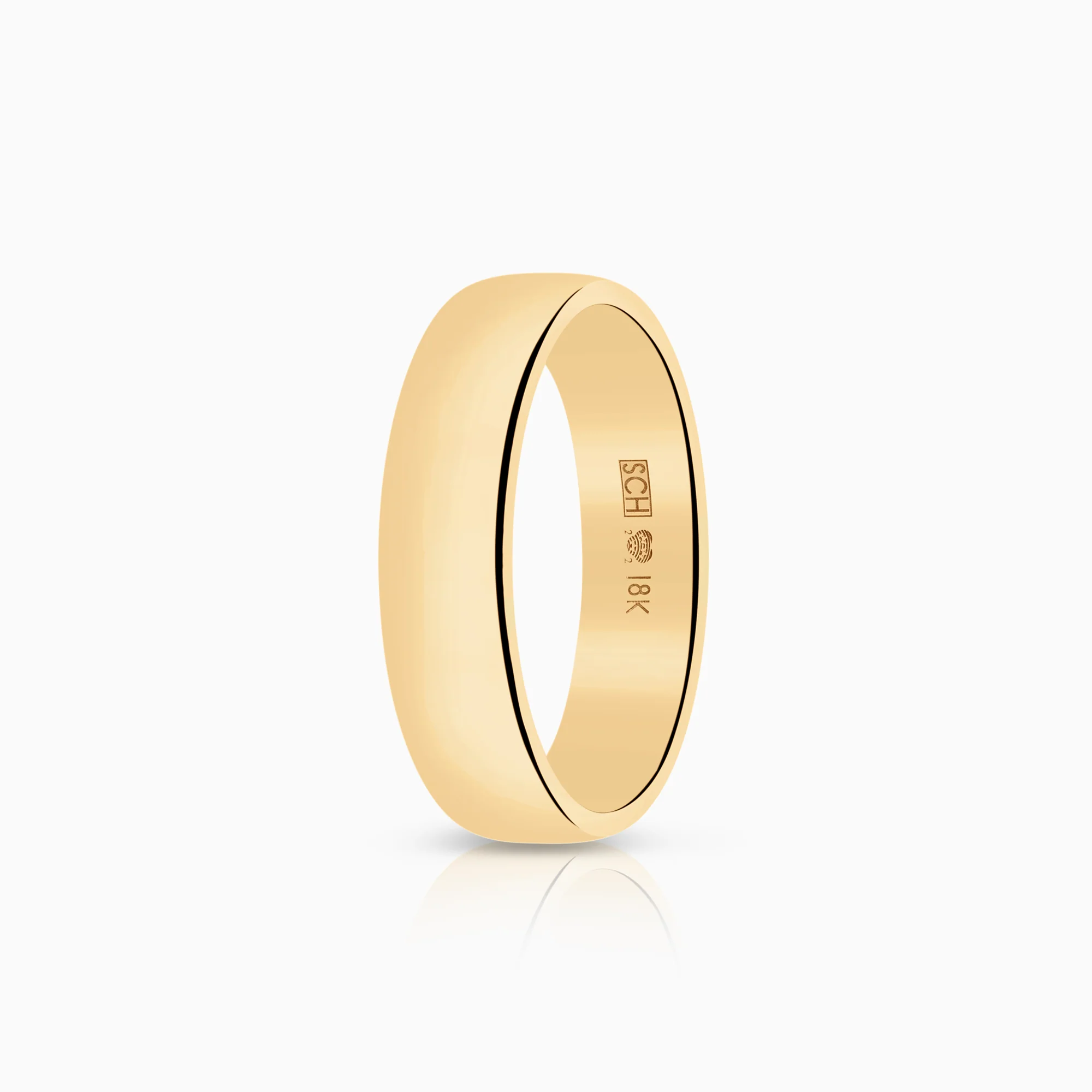 Plain ring 5.45g 18K gold