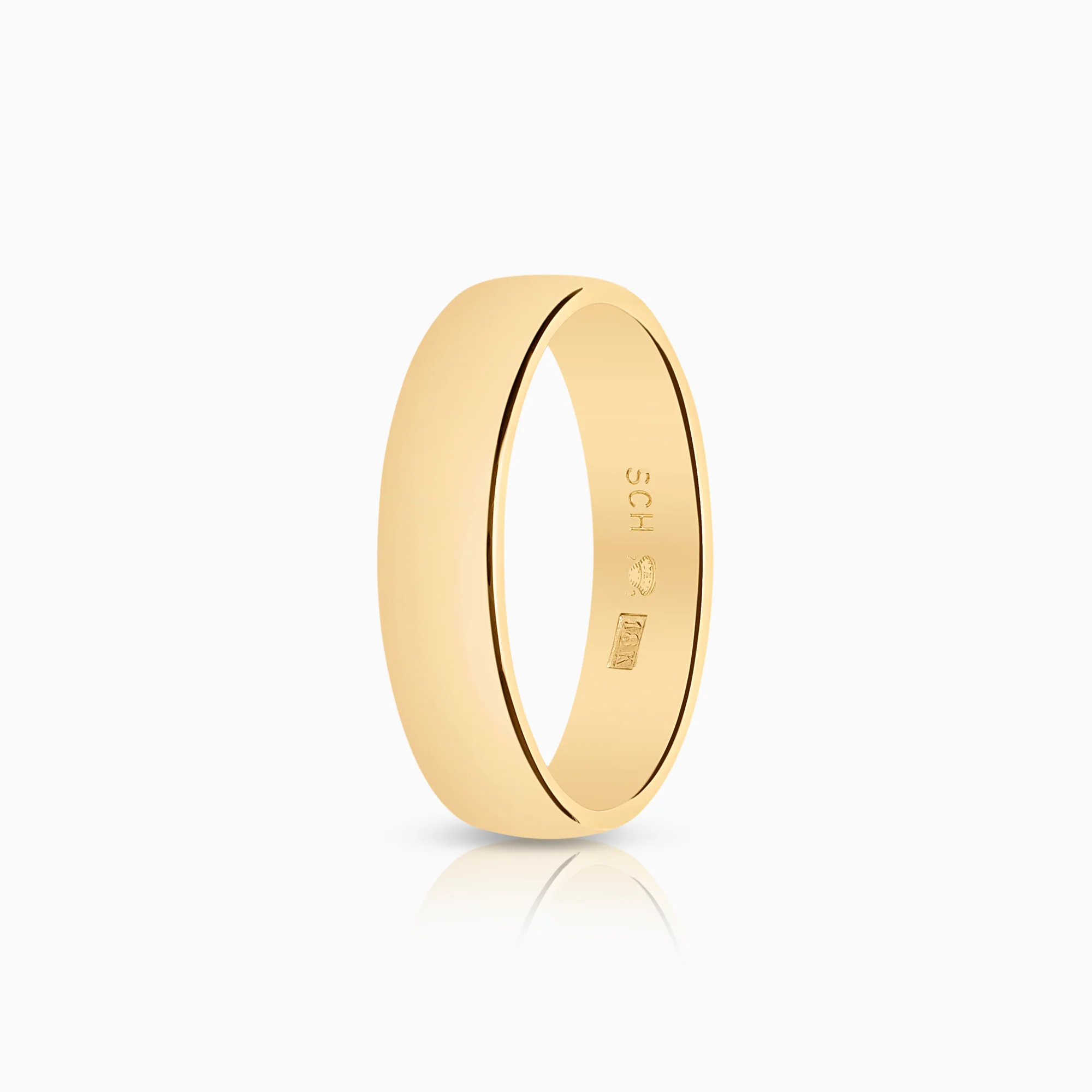 Plain ring 5.50g 18K gold