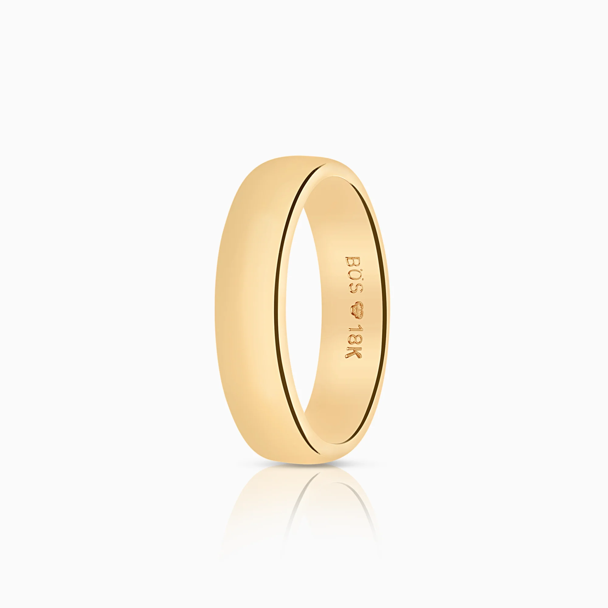 Plain ring Schalins 5.52g 18K gold
