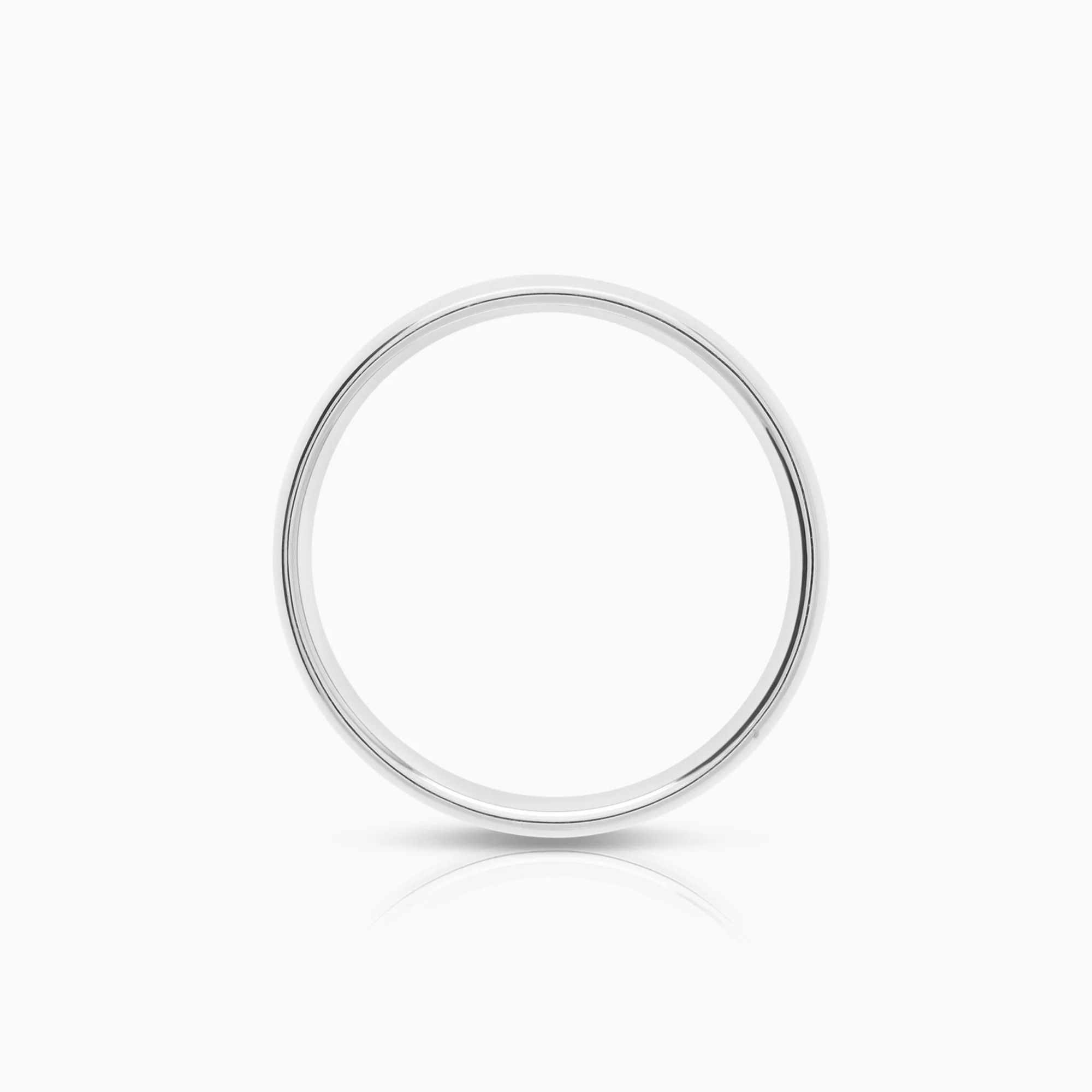 Plain ring 5.60g 18K white gold - Image 2