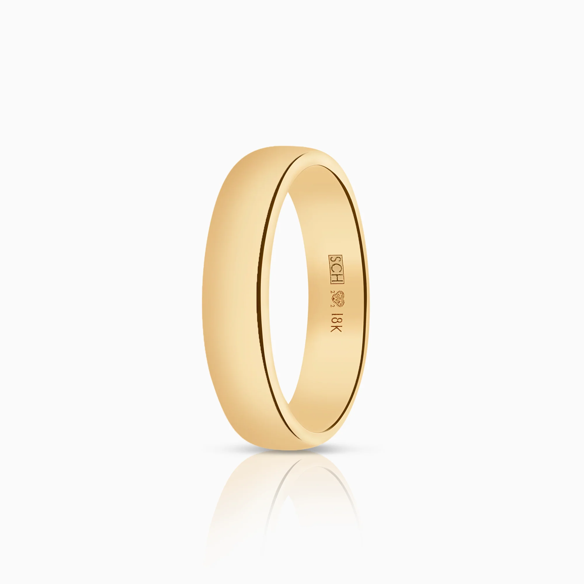 Plain ring Schalins 5.72g 18K gold