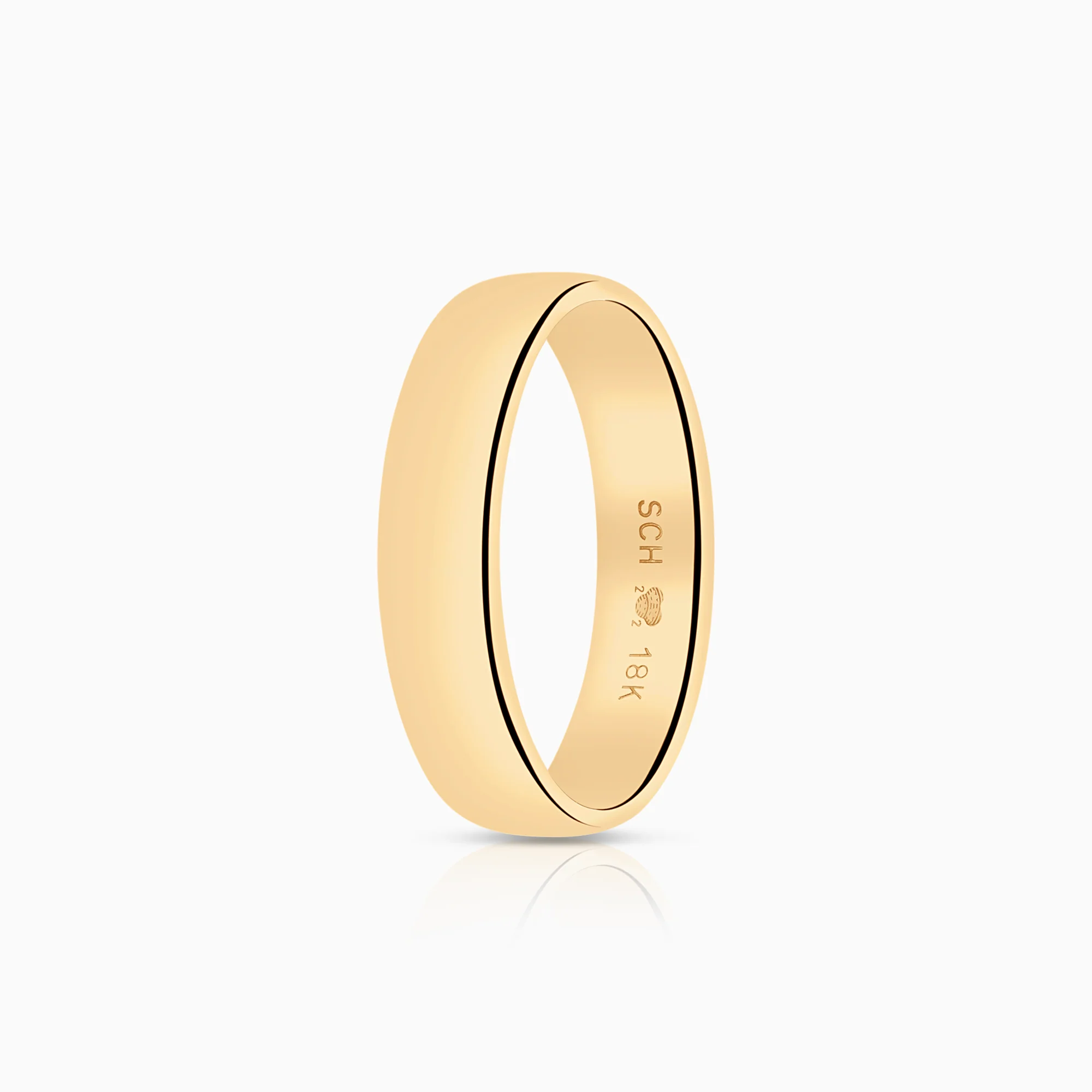 Plain ring 5.79g 18K gold