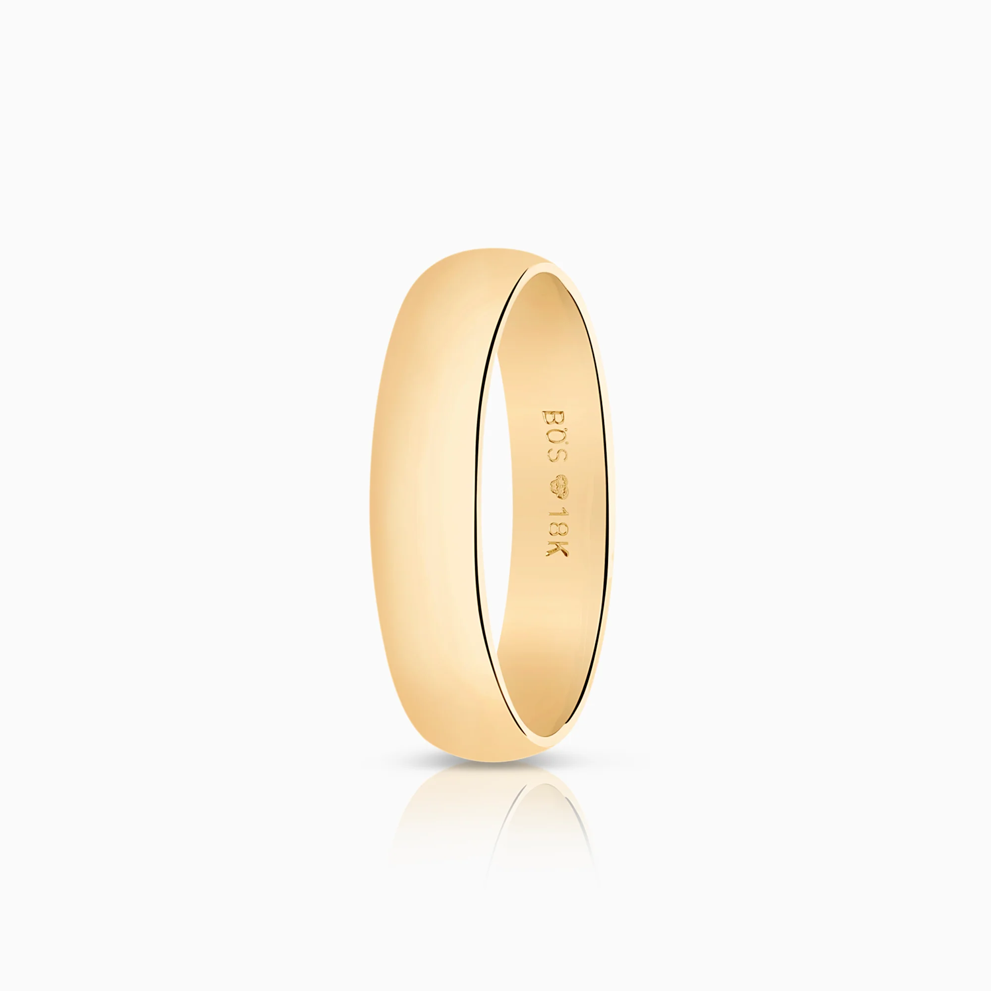 Plain ring 5.90g 18K gold