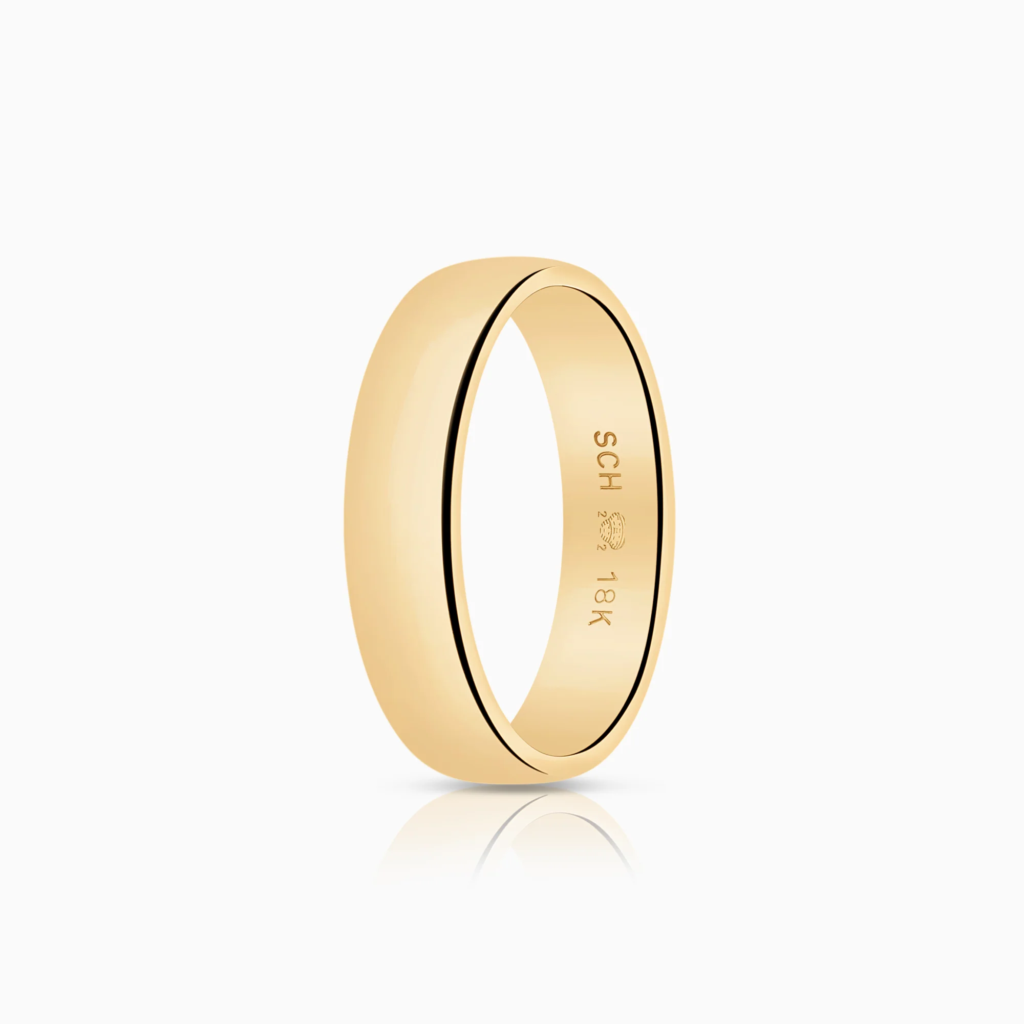 Plain ring 5.90g 18K gold