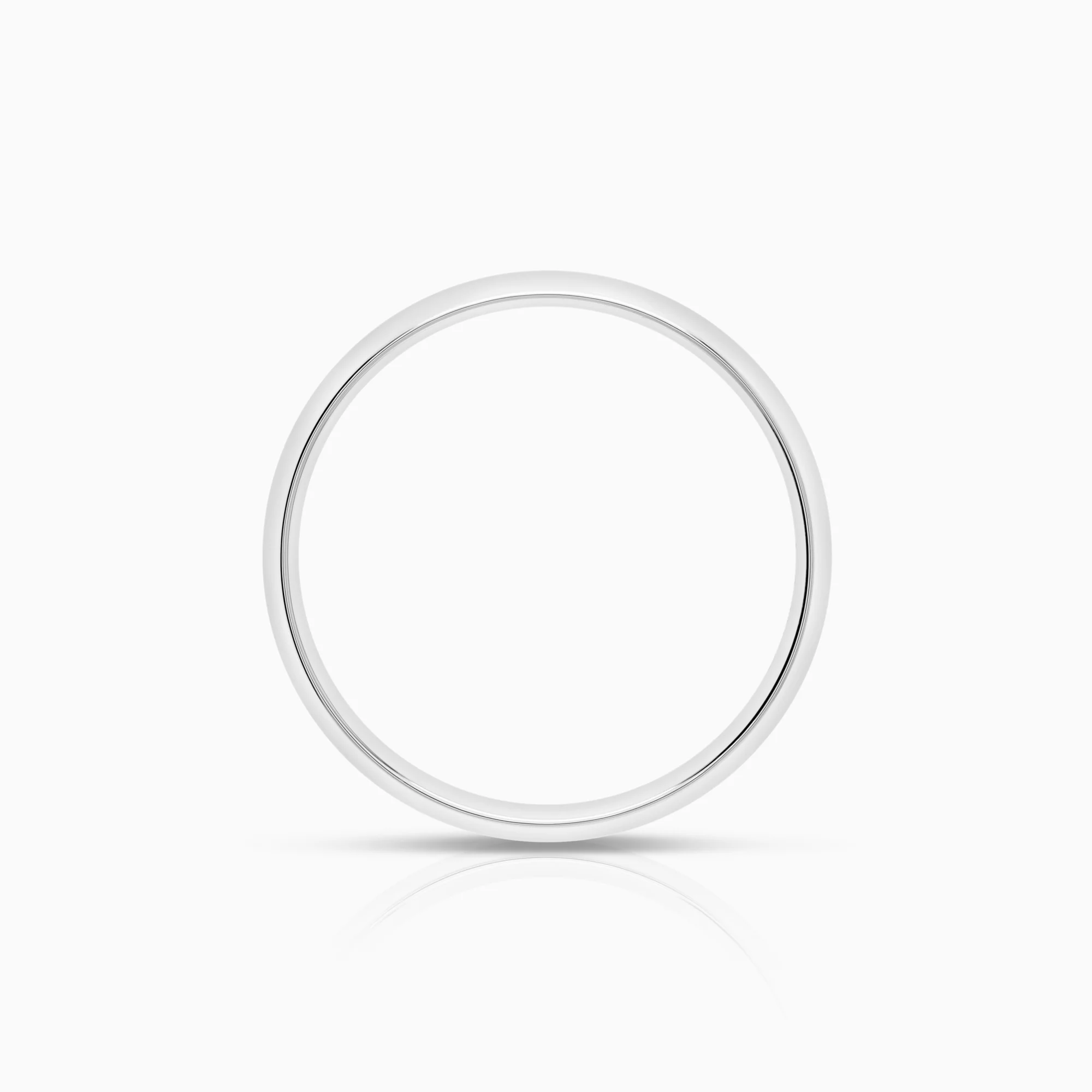 Plain ring 5.92g 18K white gold - Image 2