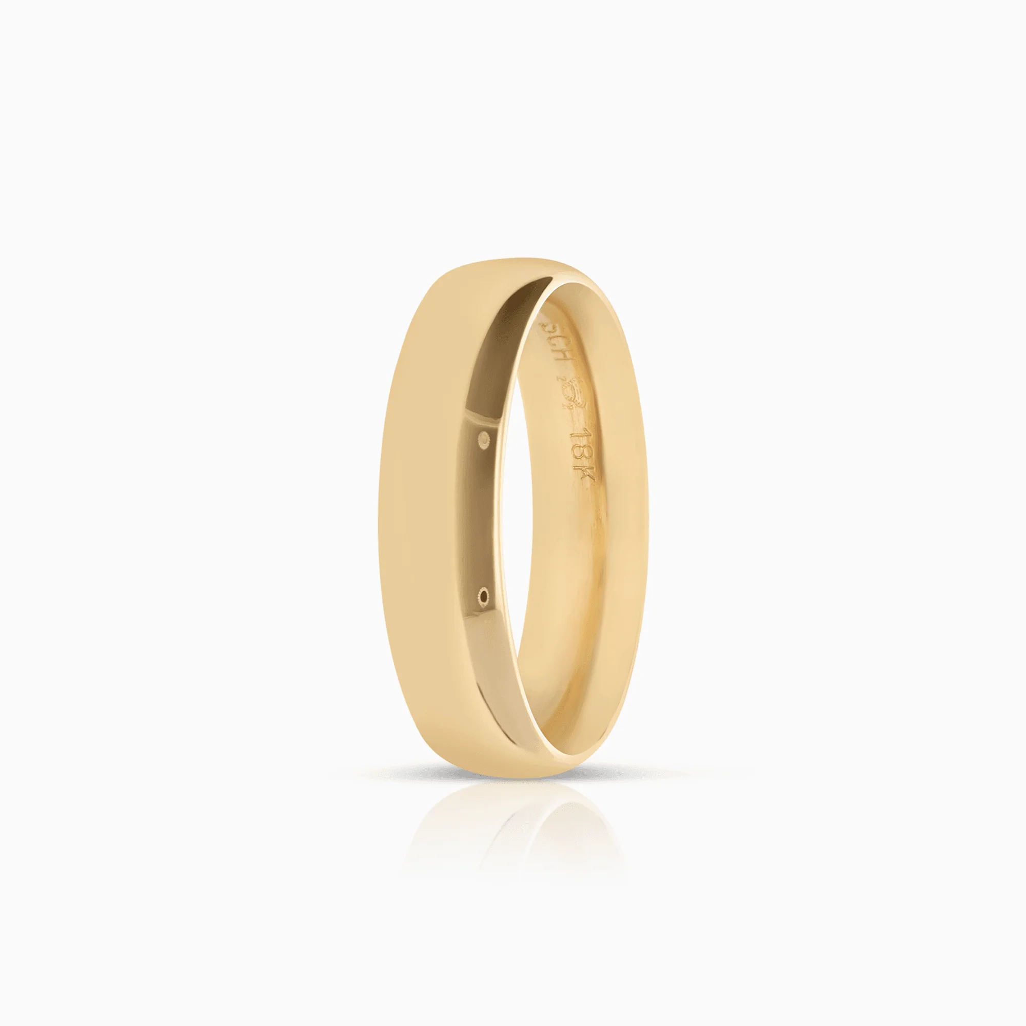 Plain ring 5.40g 18K gold