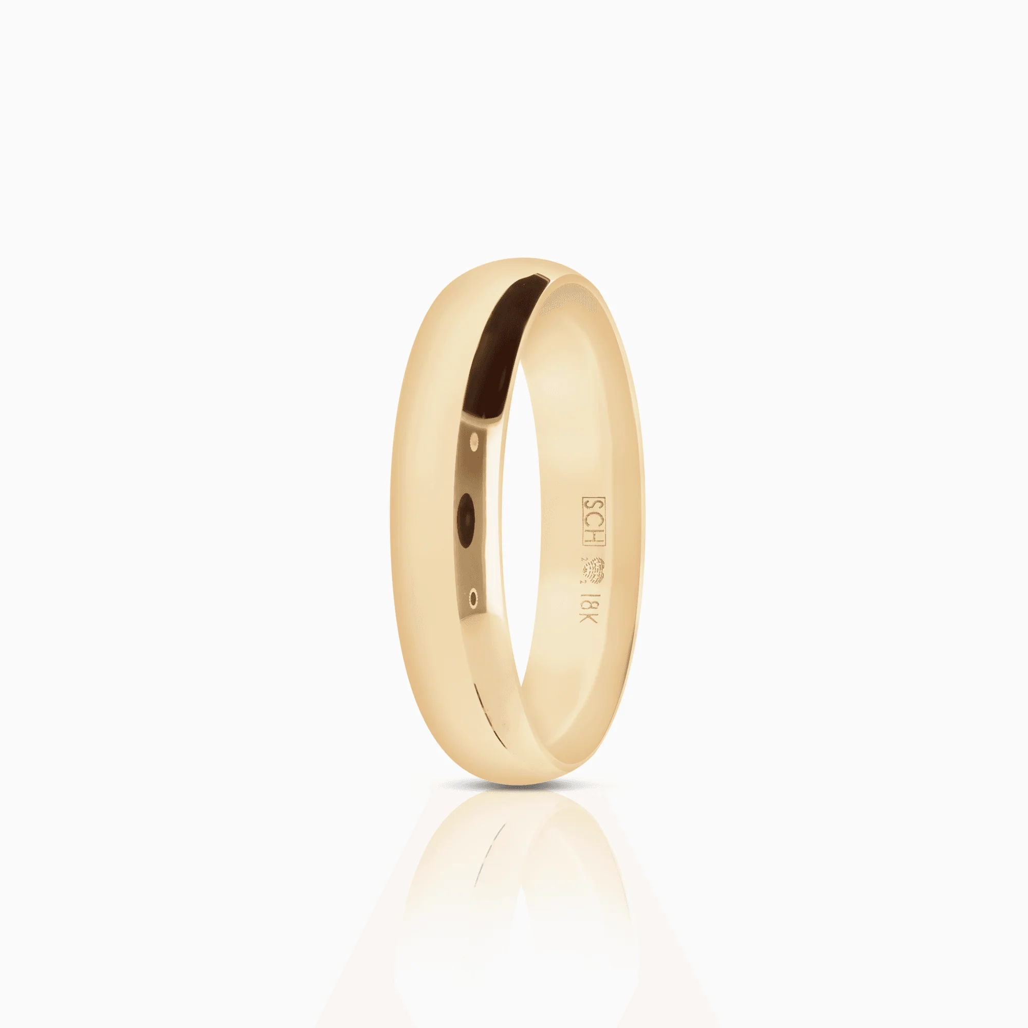 Plain ring 5.44g 18K gold