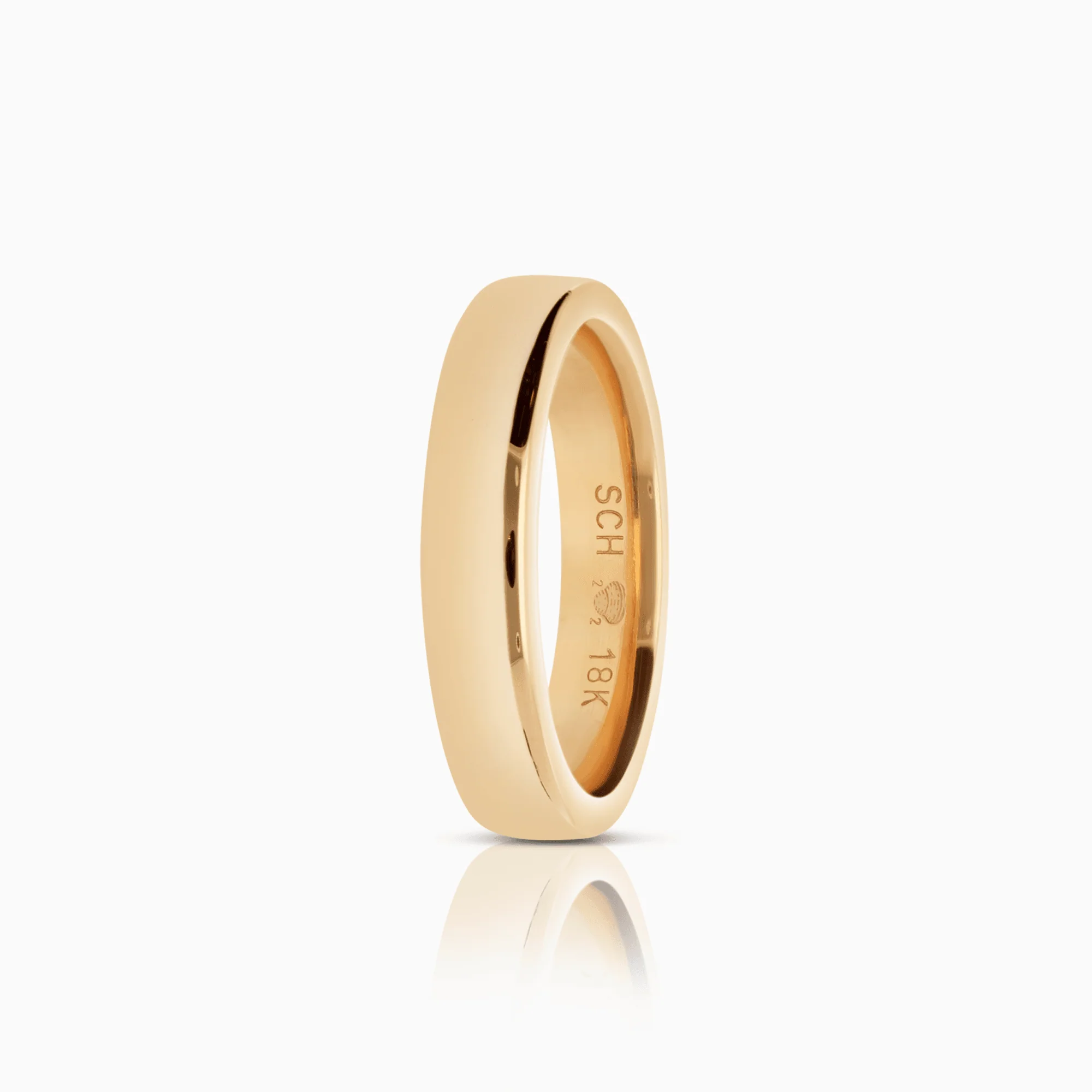 Plain ring 5.56g 18K gold