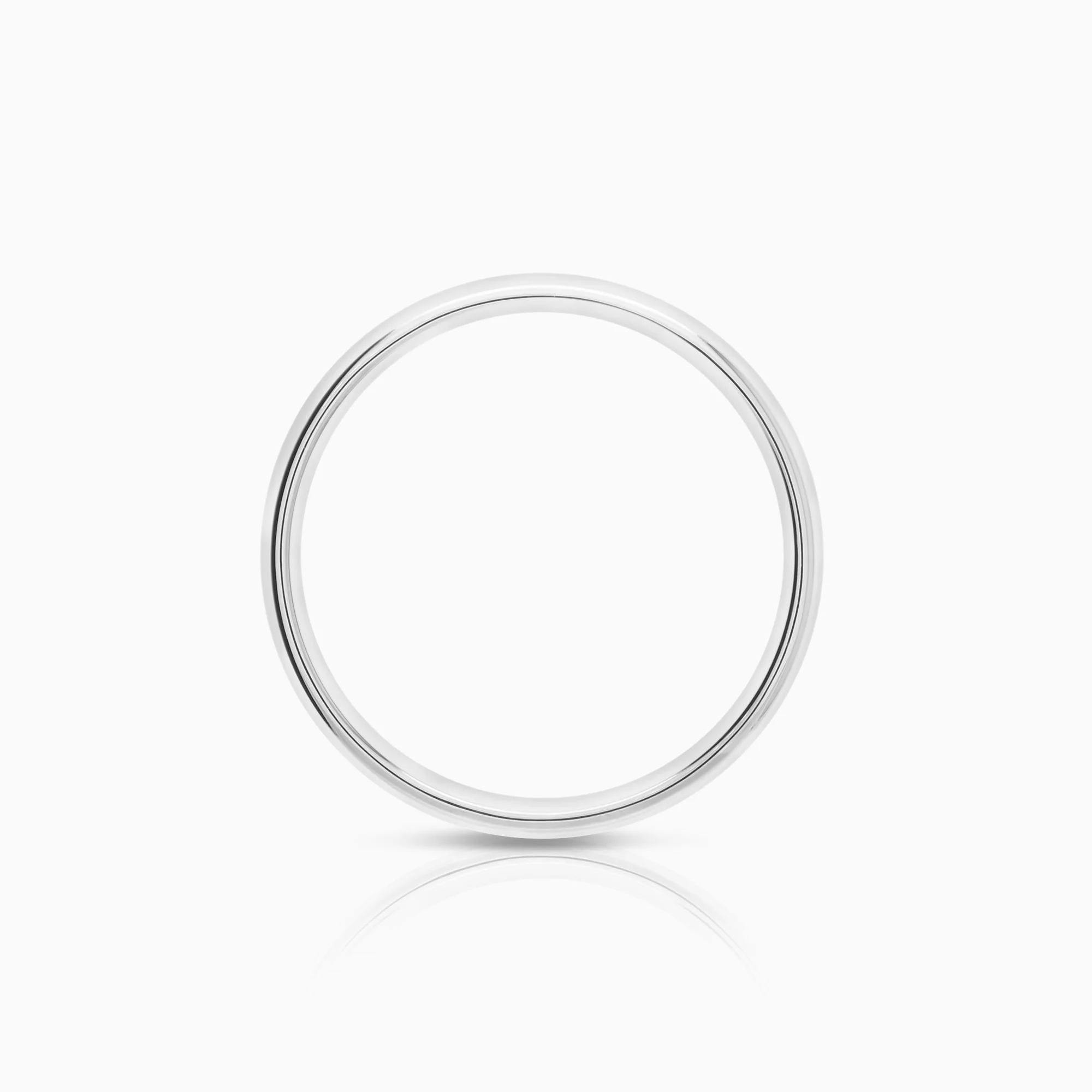Plain ring 6.00g 18K white gold - Image 2