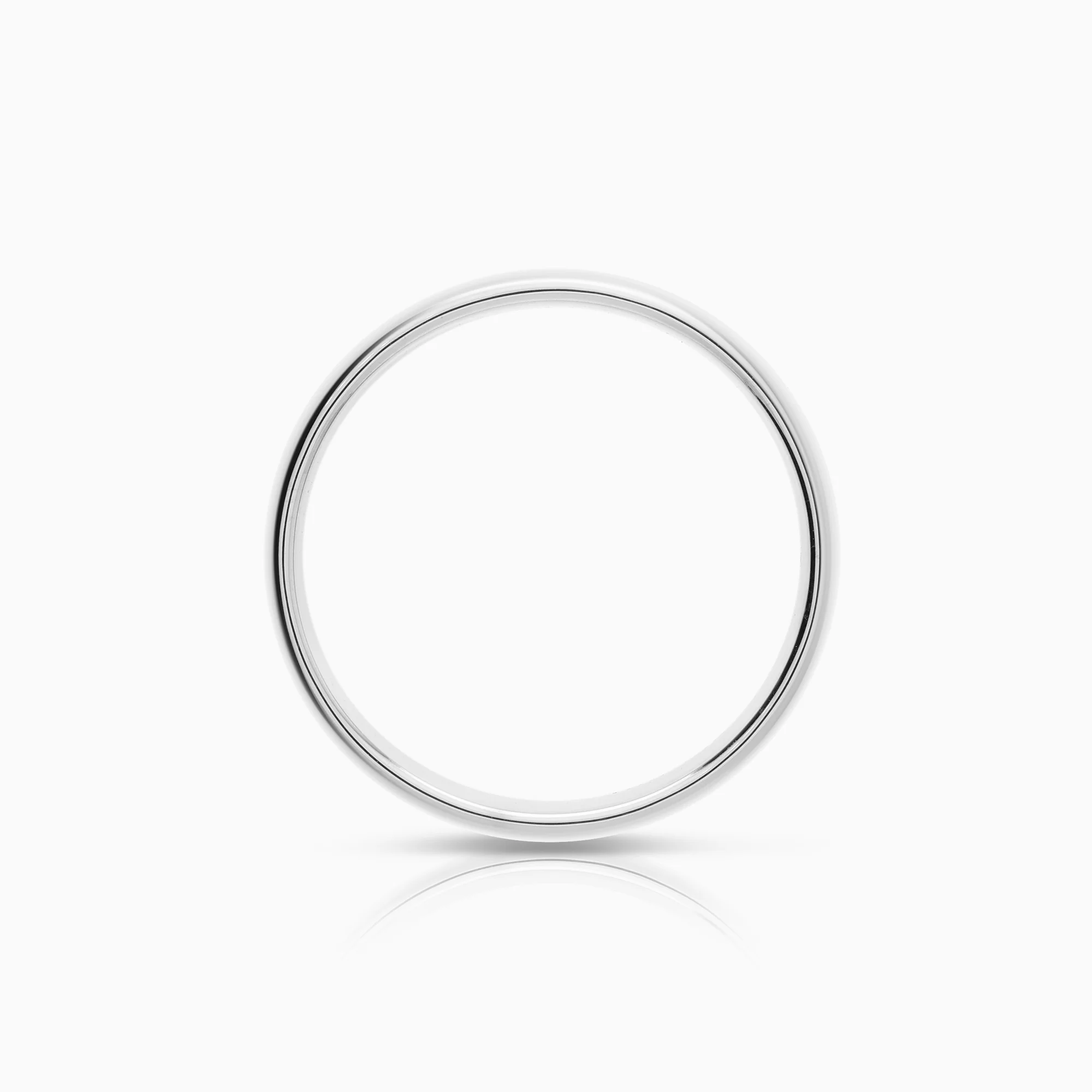 Plain ring 6.12g 18K white gold - Image 2