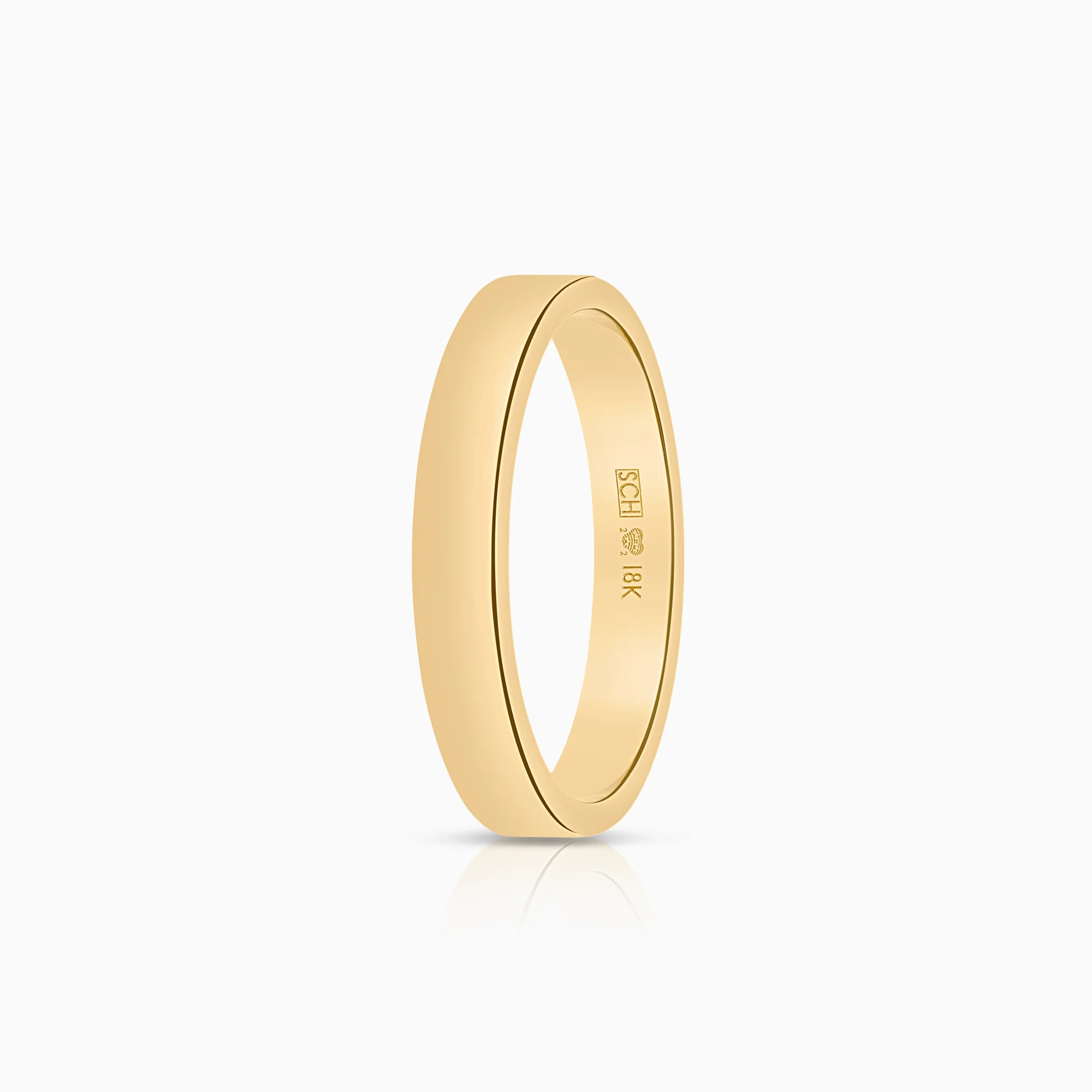 Plain ring 6.21g 18K gold