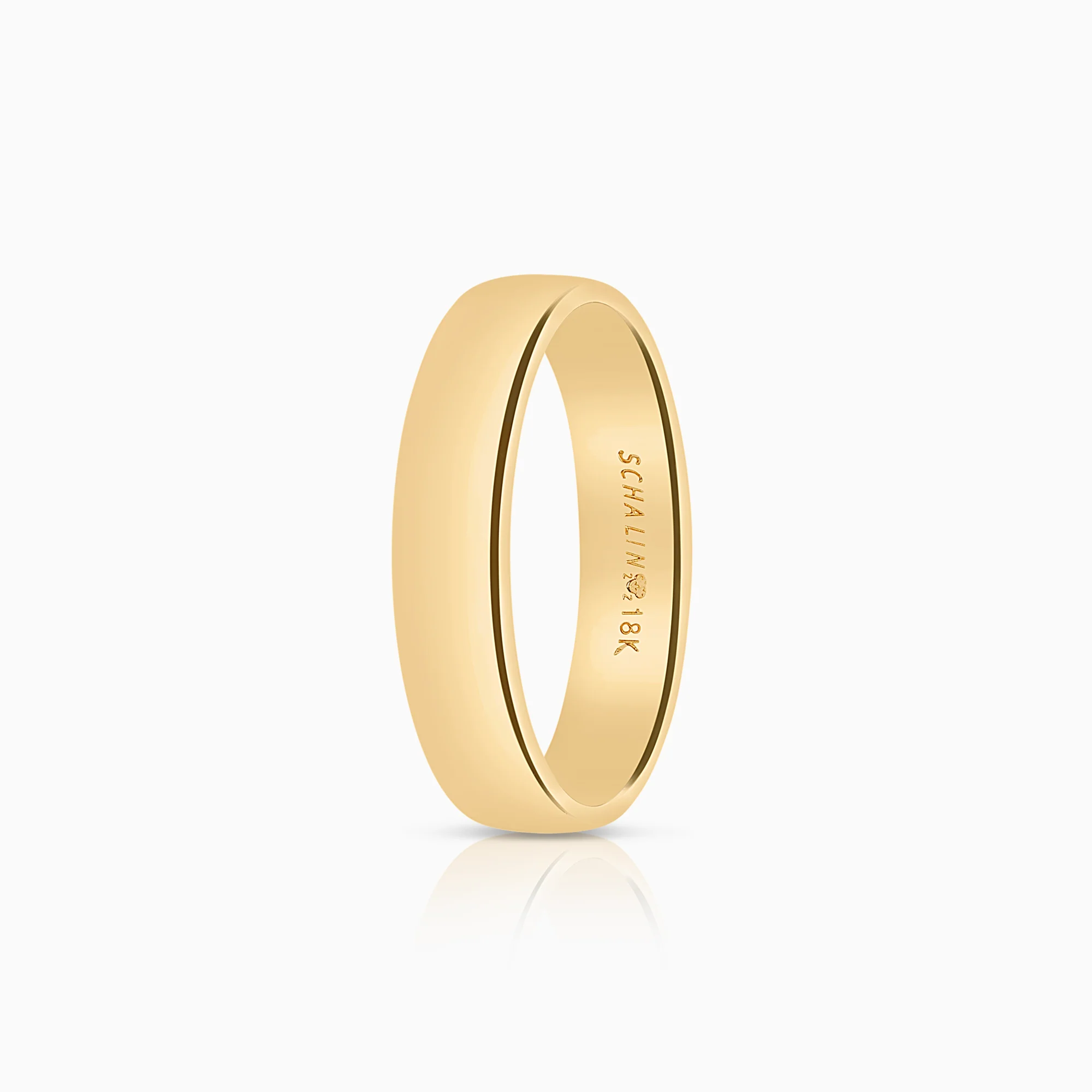 Plain ring 6.45g 18K gold