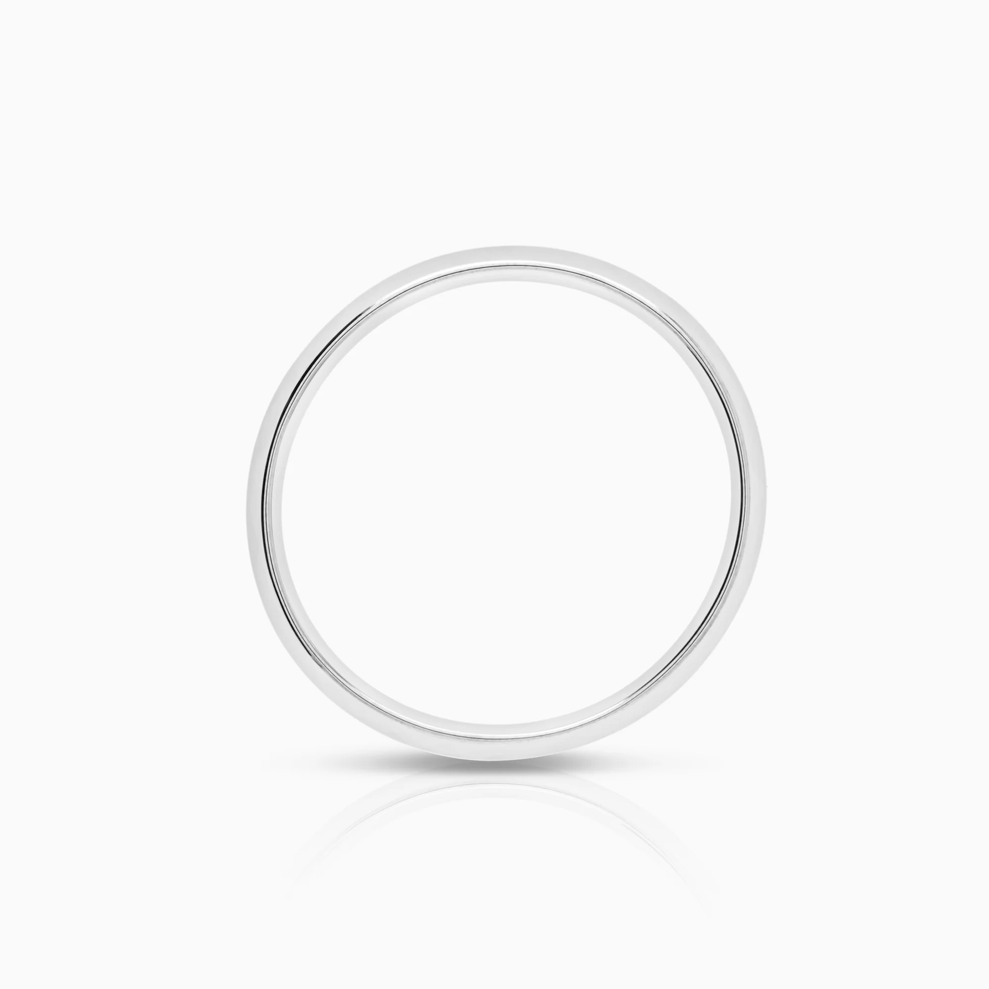 Plain ring 6.67g 18K white gold - Image 2