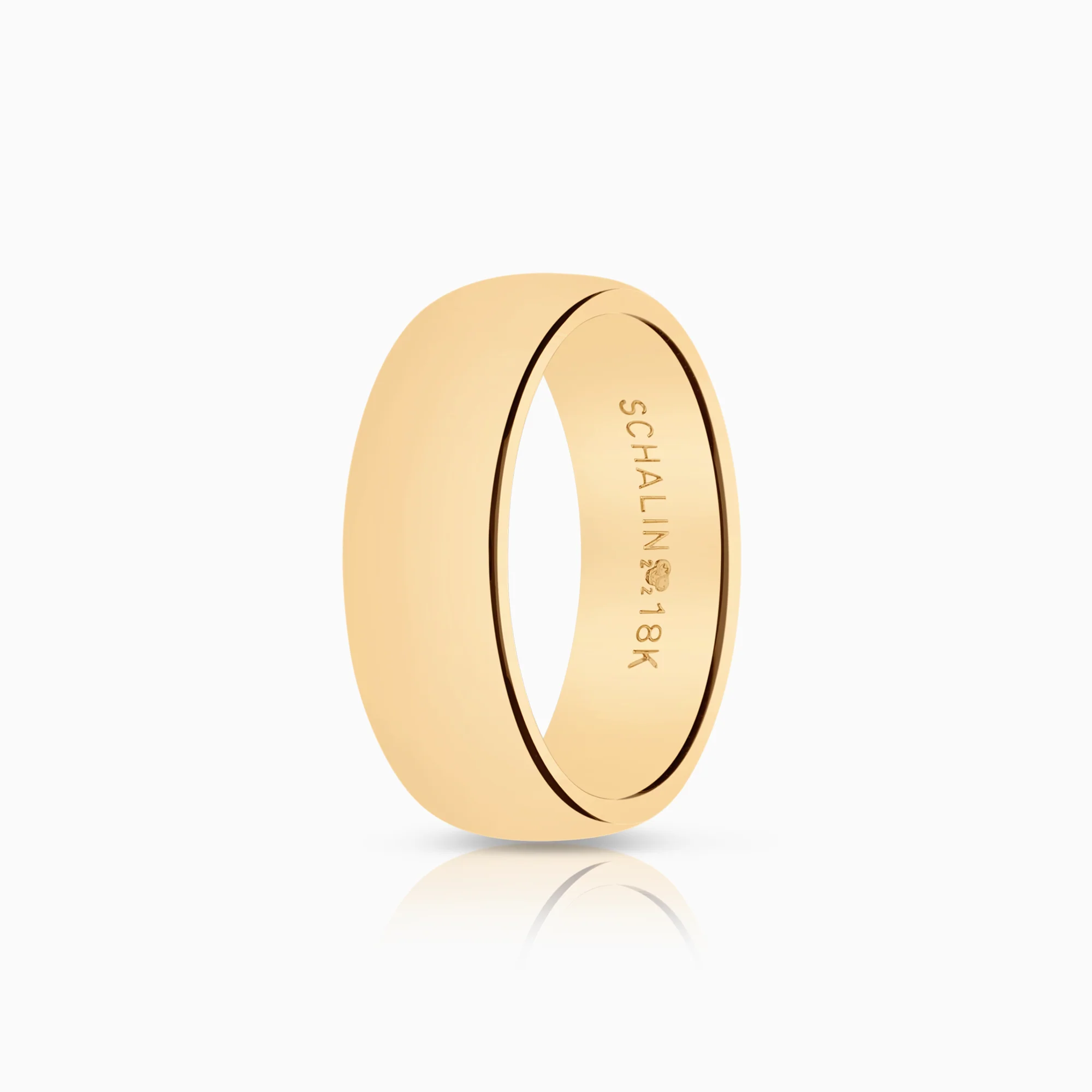 Plain ring 6.87g 18K gold