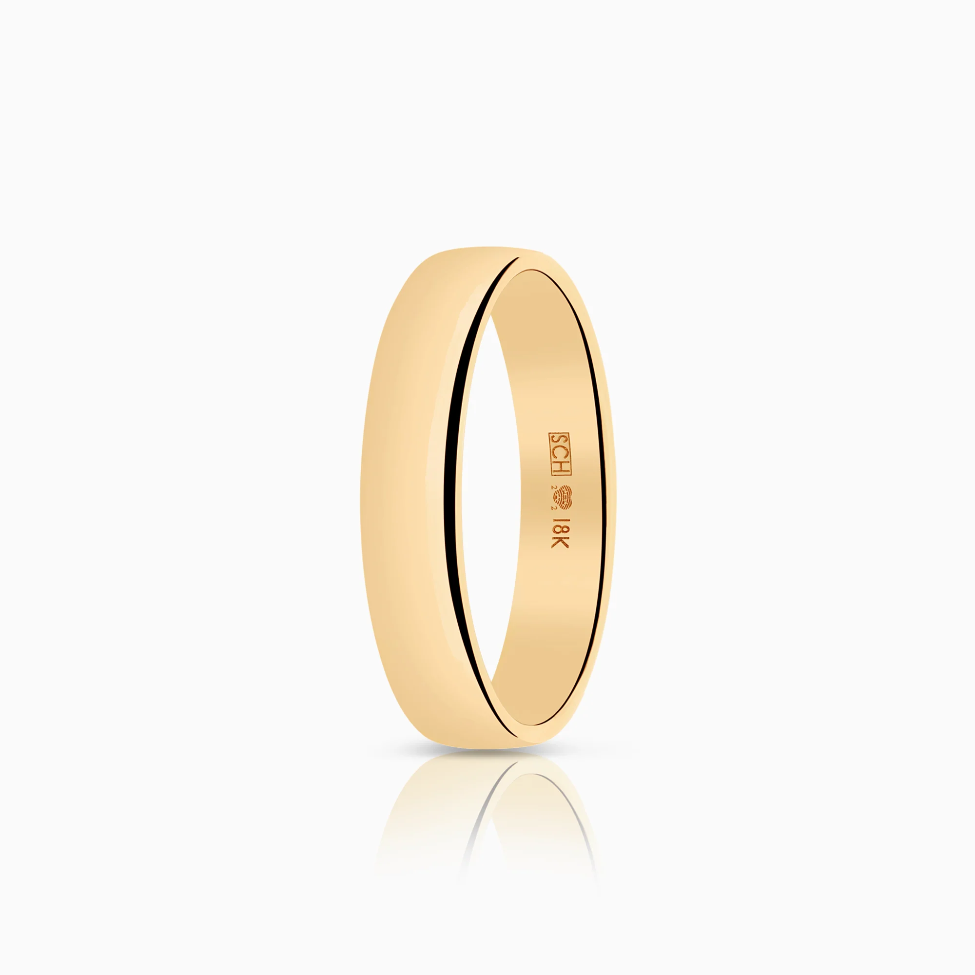 Plain ring 6.95g 18K gold