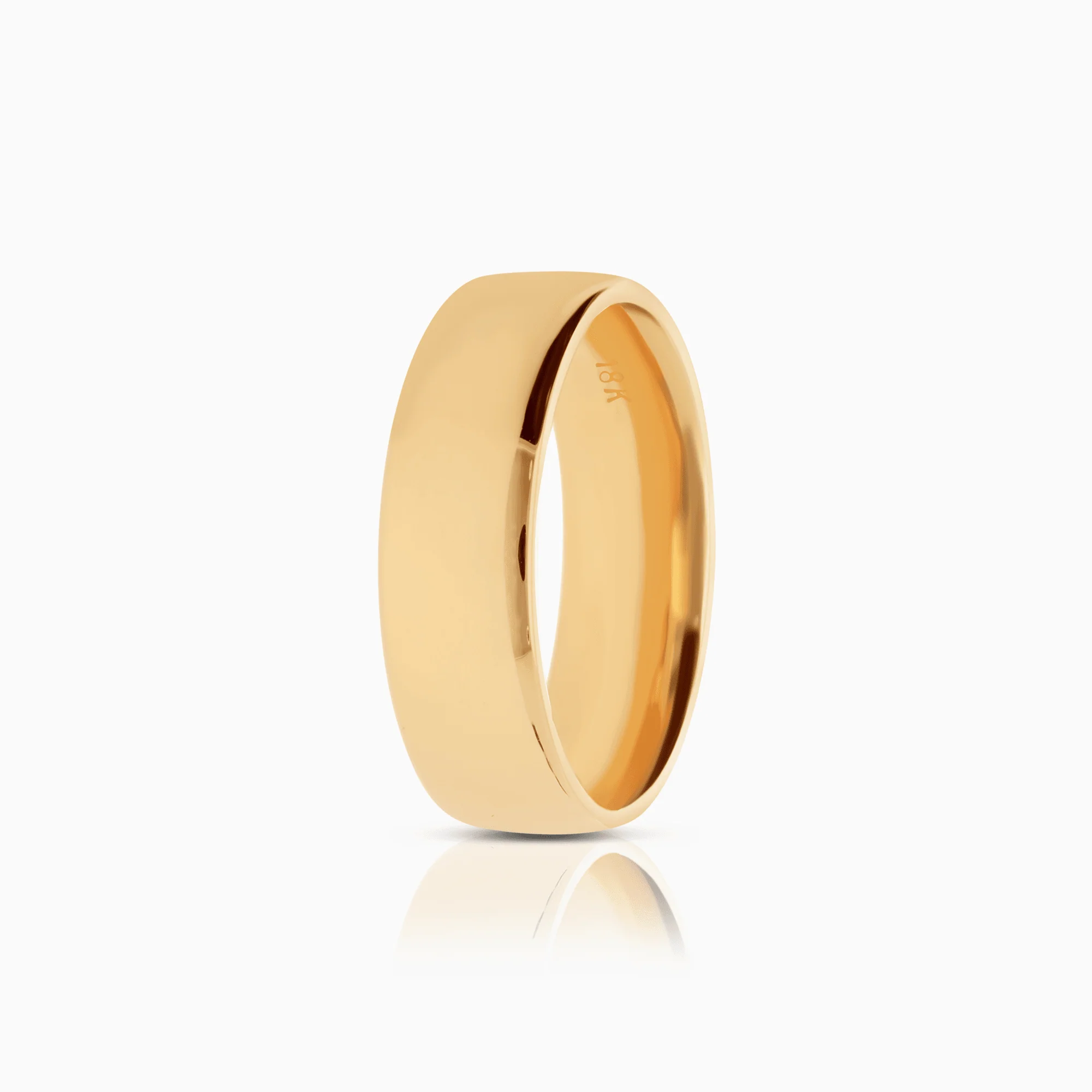 Plain ring 6.30g 18K gold