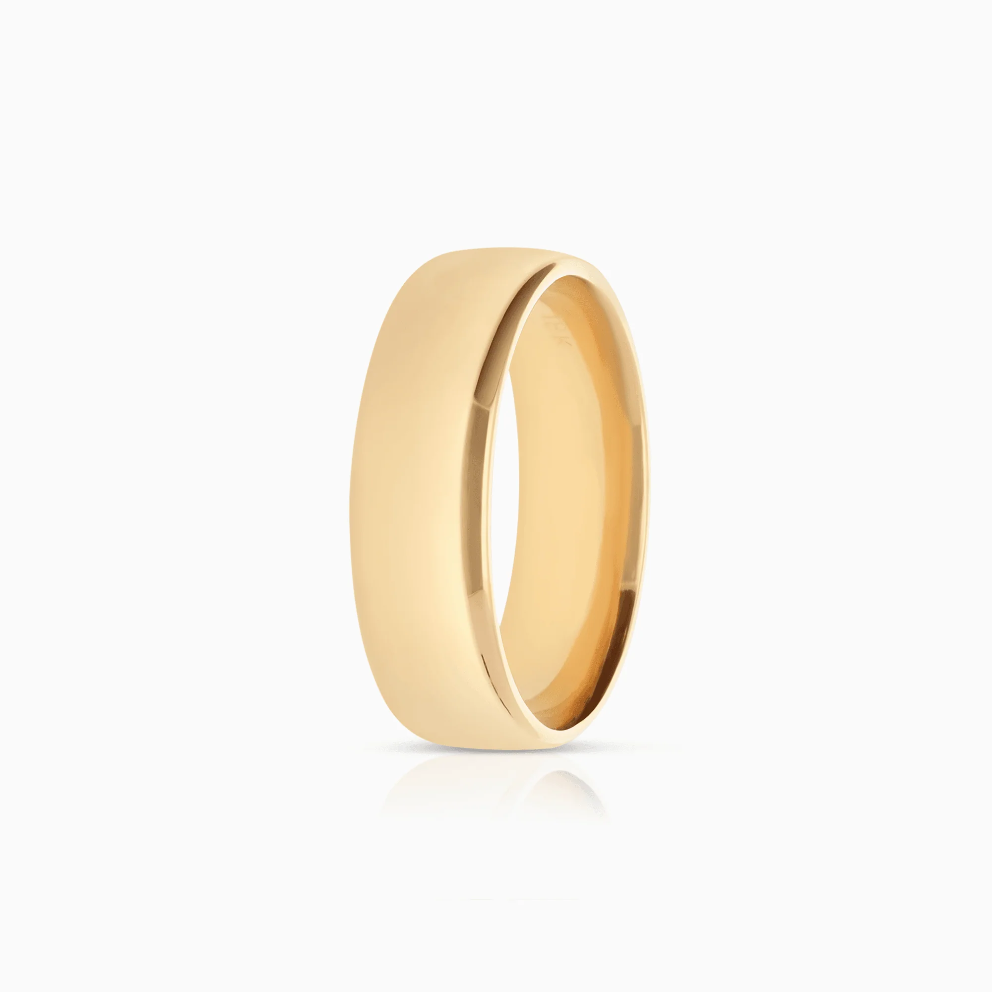 Plain ring 6.52g 18K gold