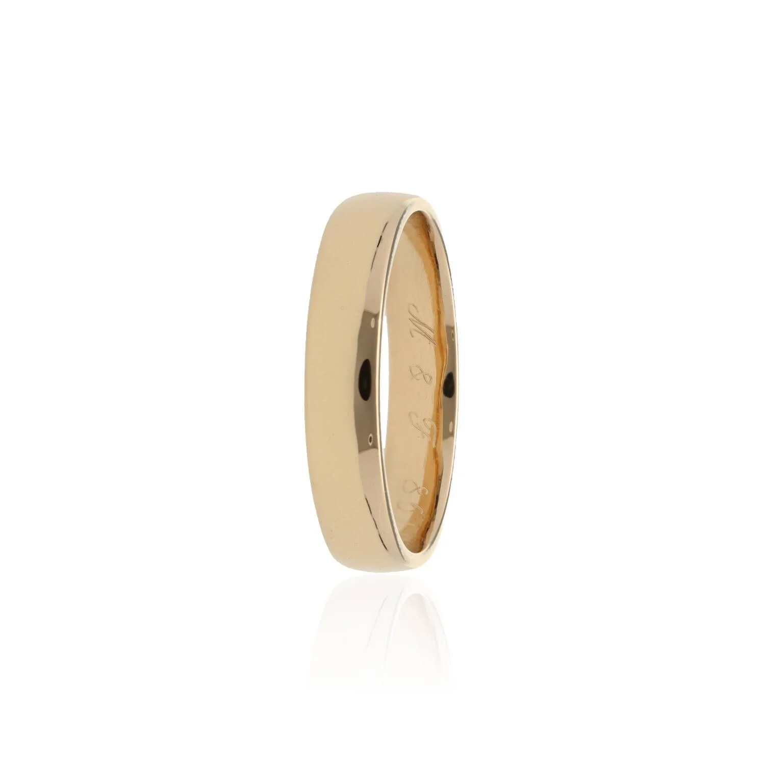 Smooth ring 6.90g 18K gold