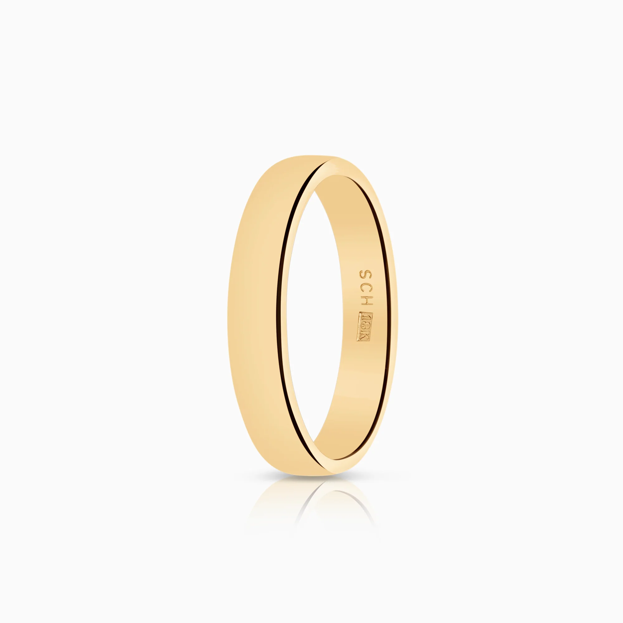 Plain ring 7.08g 18K gold