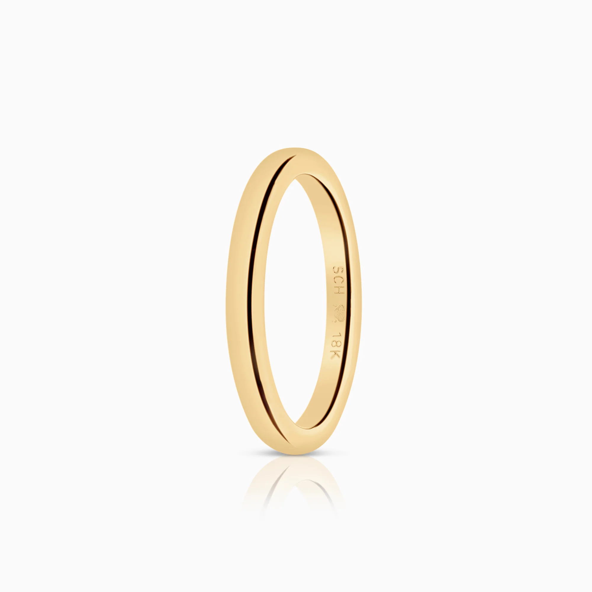 Plain ring 7.30g 18K gold