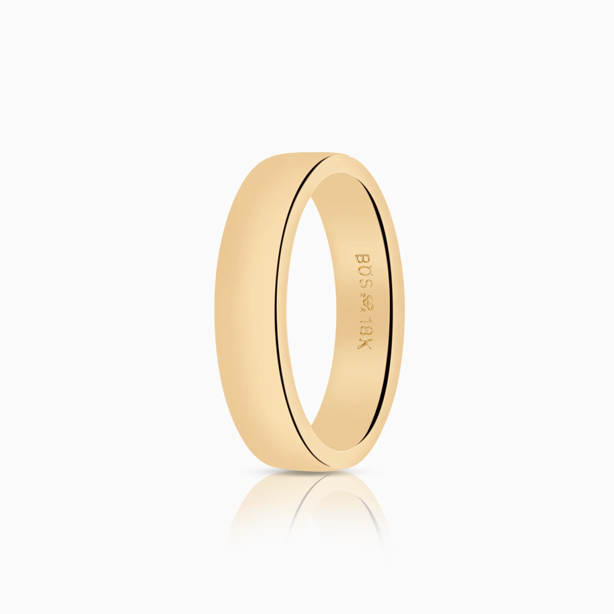 Plain ring 7.76g 18K gold