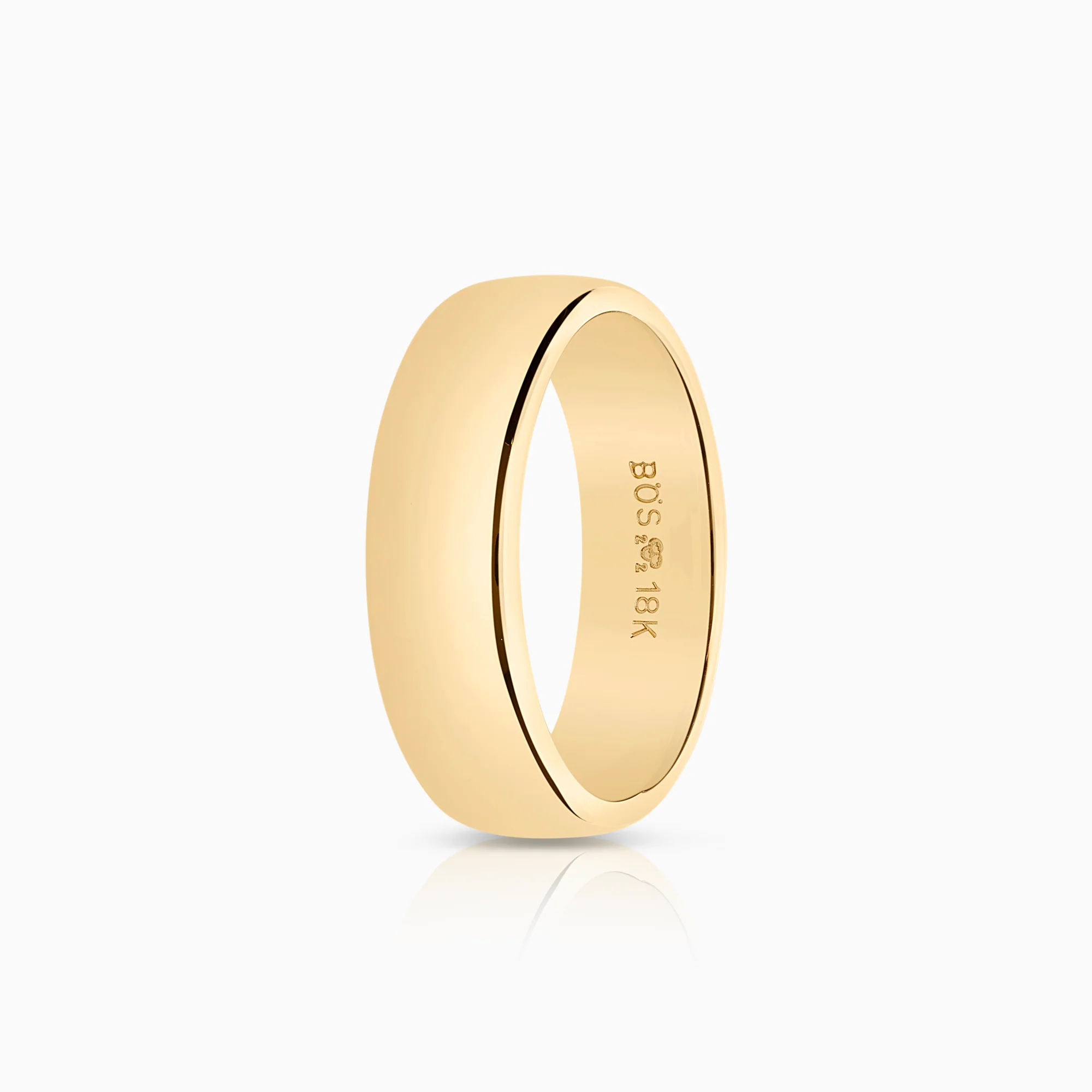 Plain ring 7.96g 18K gold