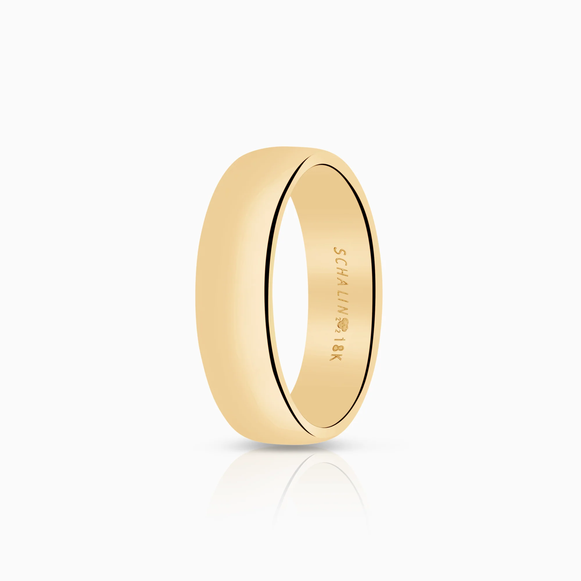 Plain ring 8.29g 18K gold