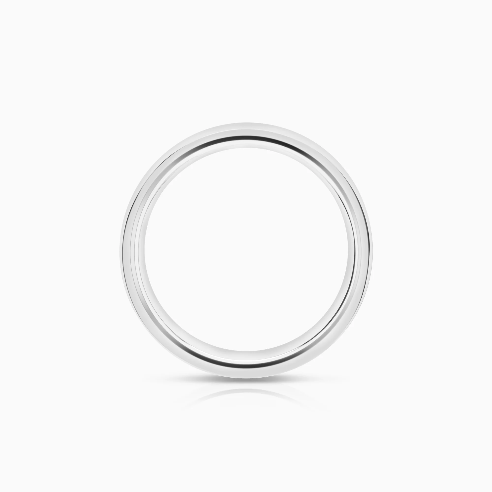 Plain ring 8.39g 18K white gold - Image 2