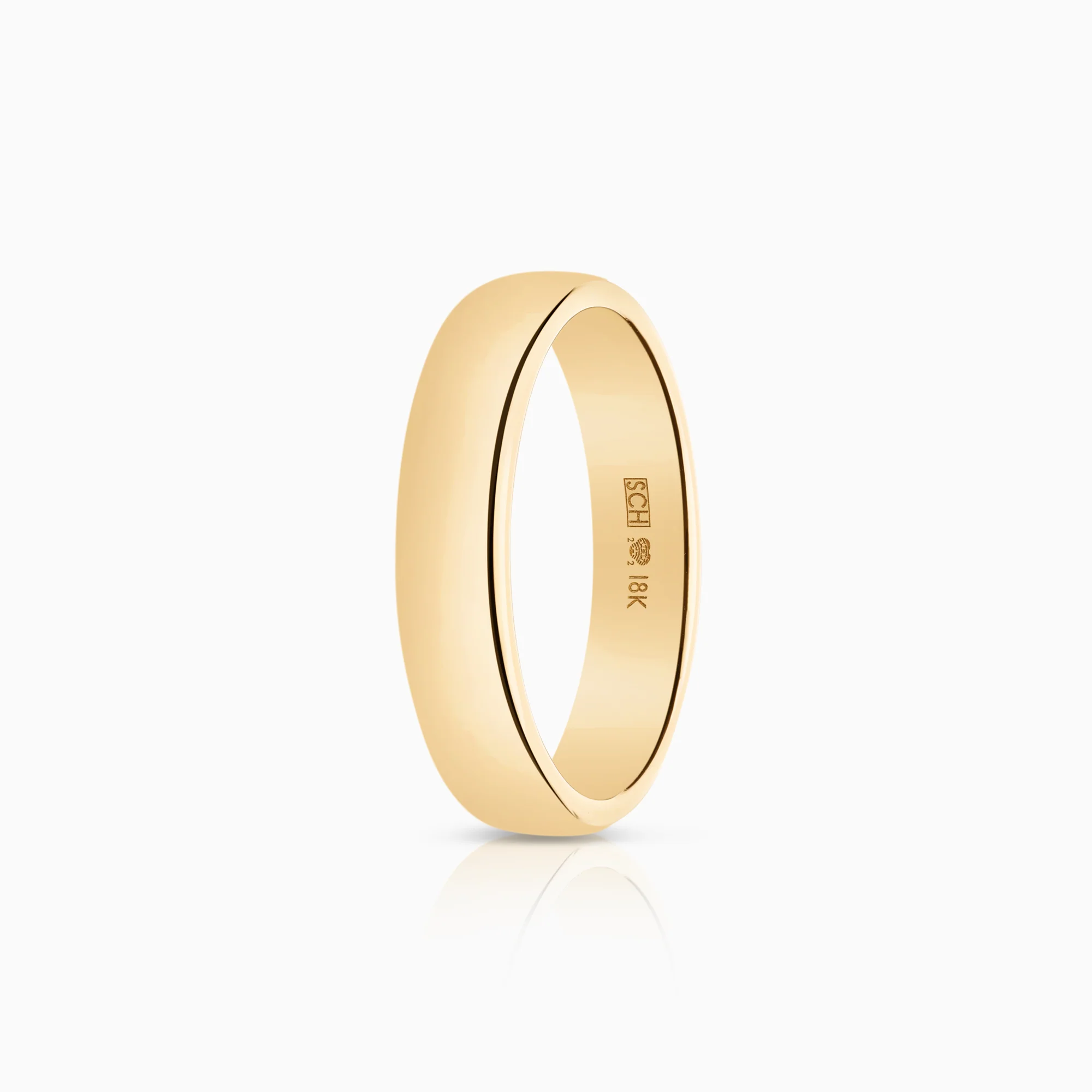 Plain ring 8.52g 18K gold
