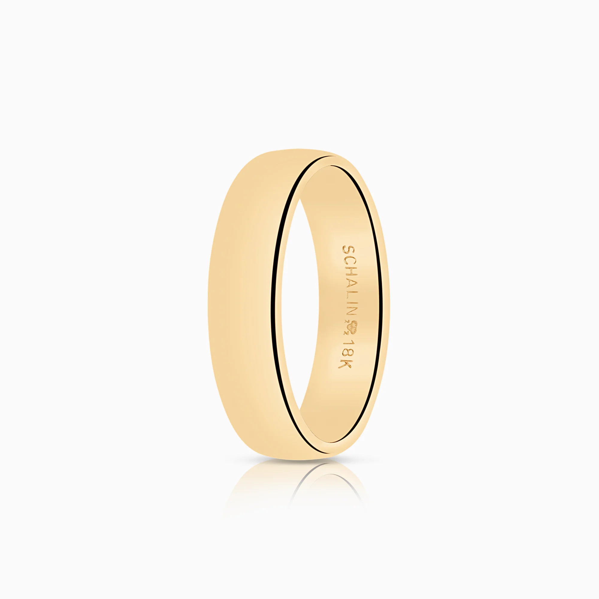 Plain ring 8.62g 18K gold