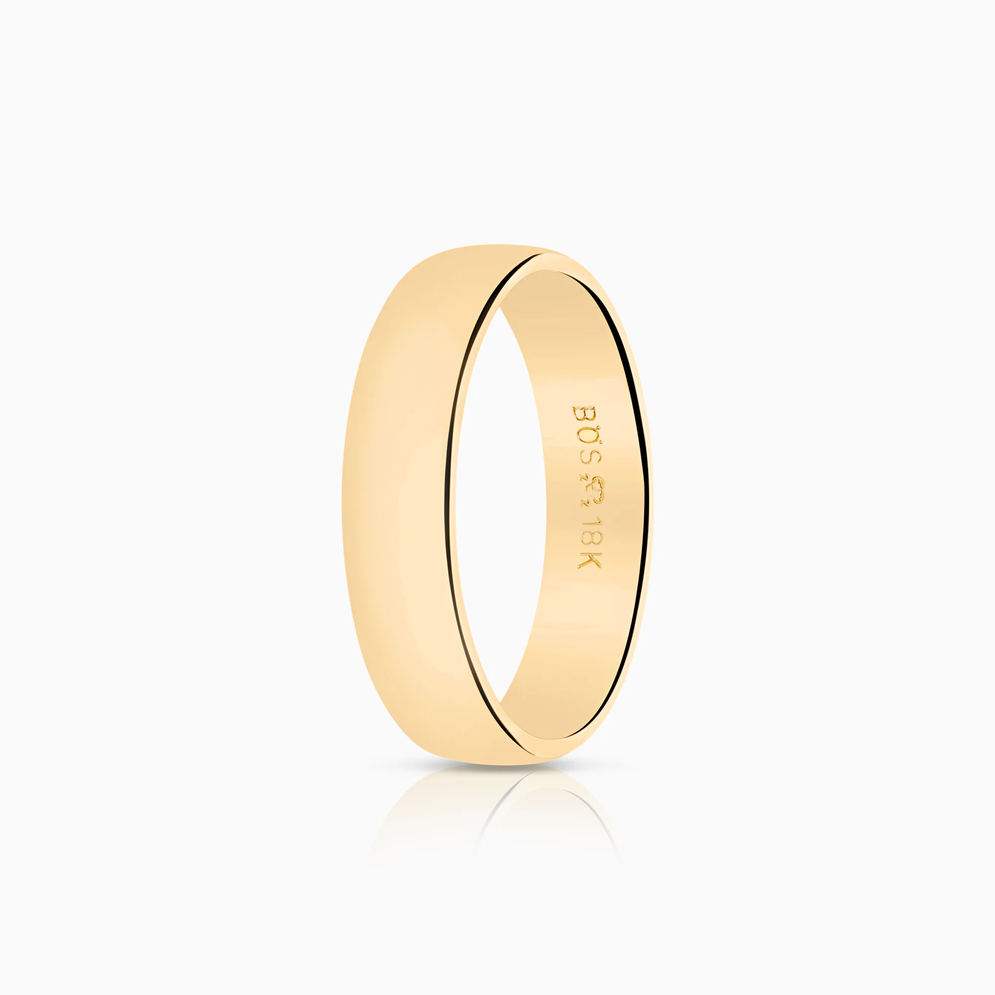 Plain ring 8.68g 18K gold