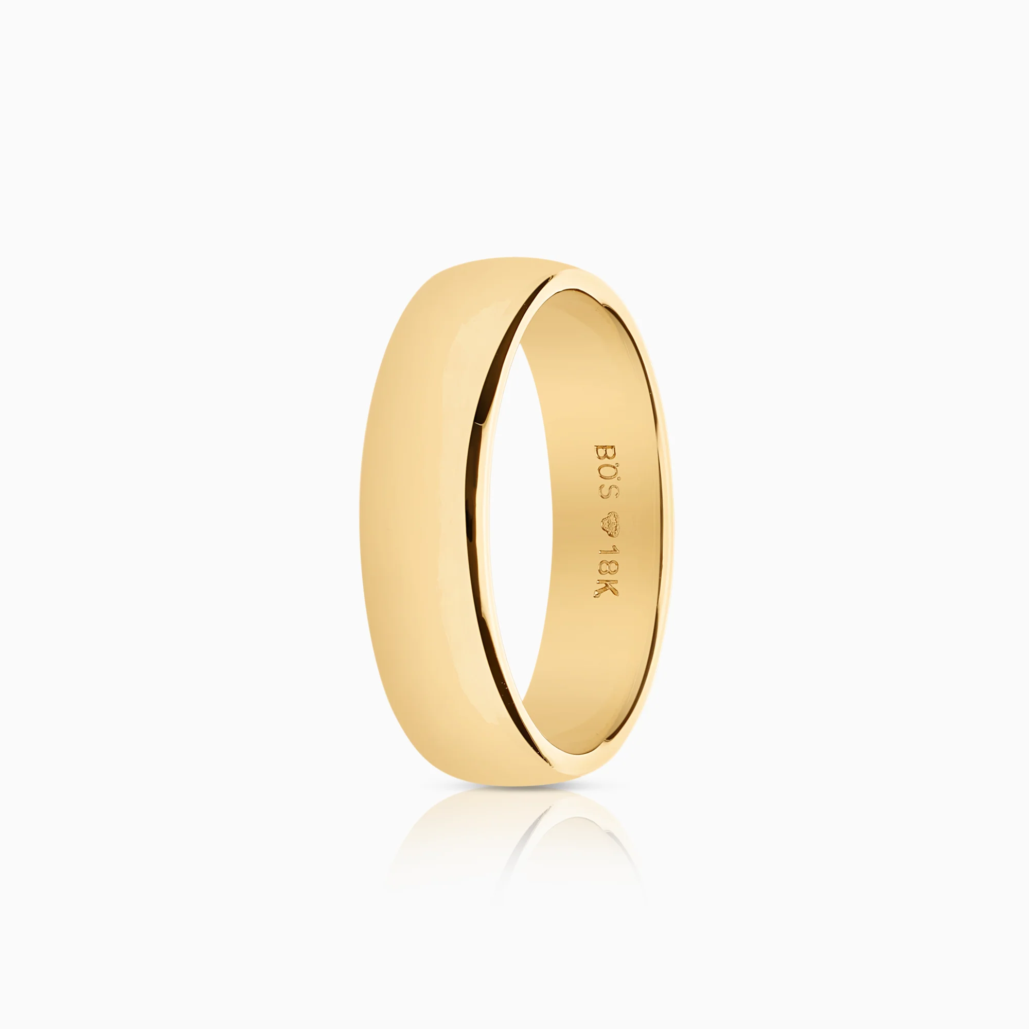 Plain ring 8.70g 18K gold.