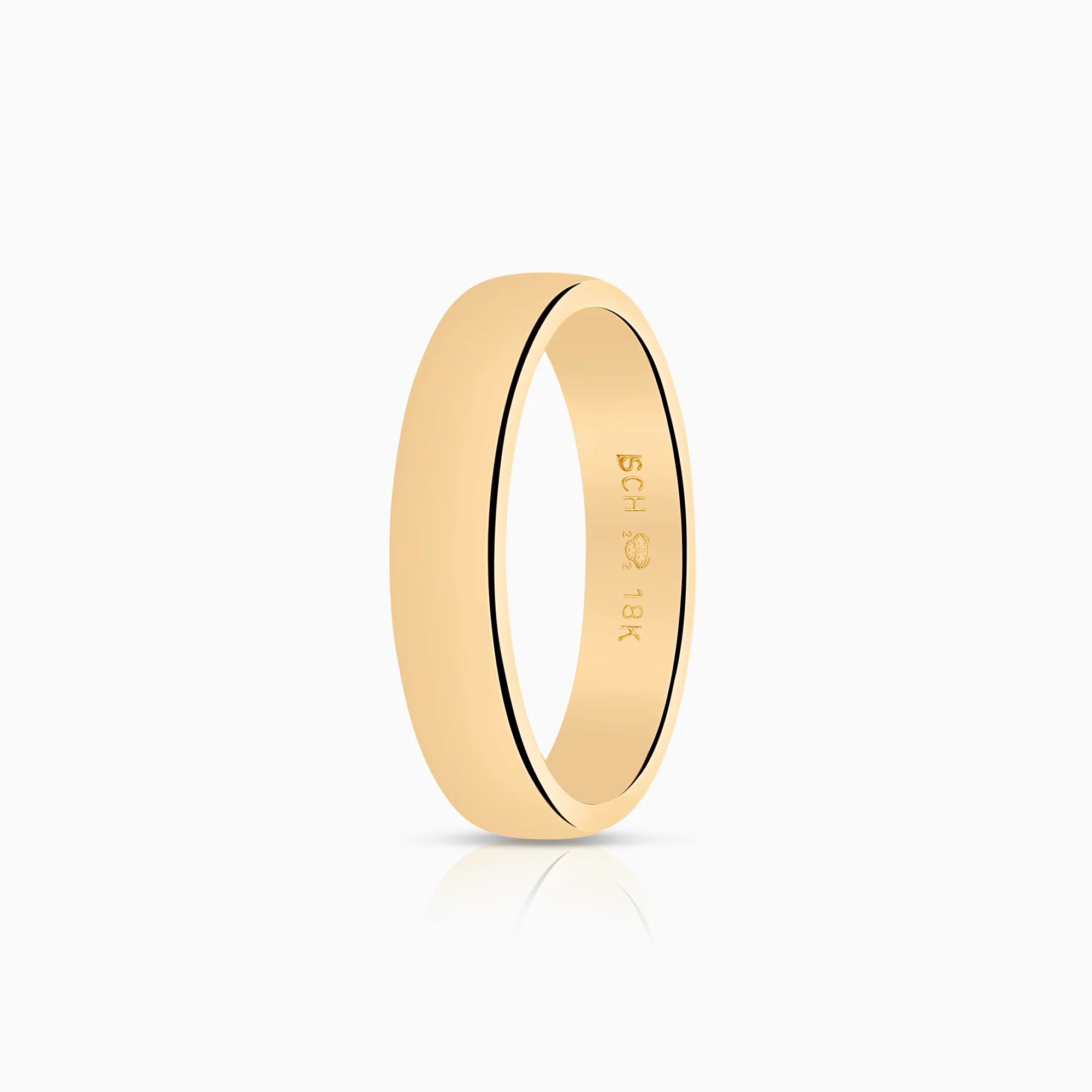 Plain ring 8.74g 18K gold