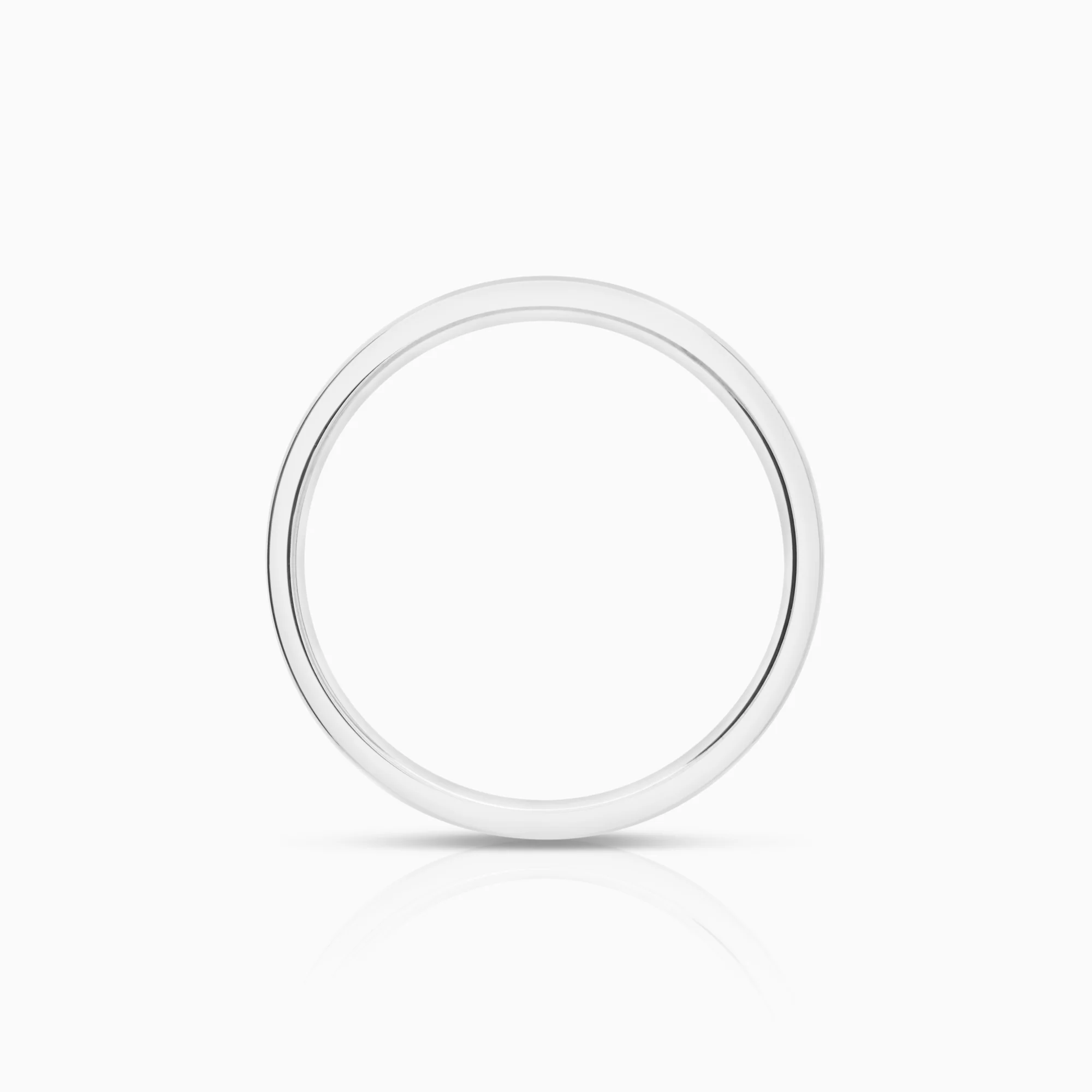 Plain ring 8.76g 18K white gold - Image 2