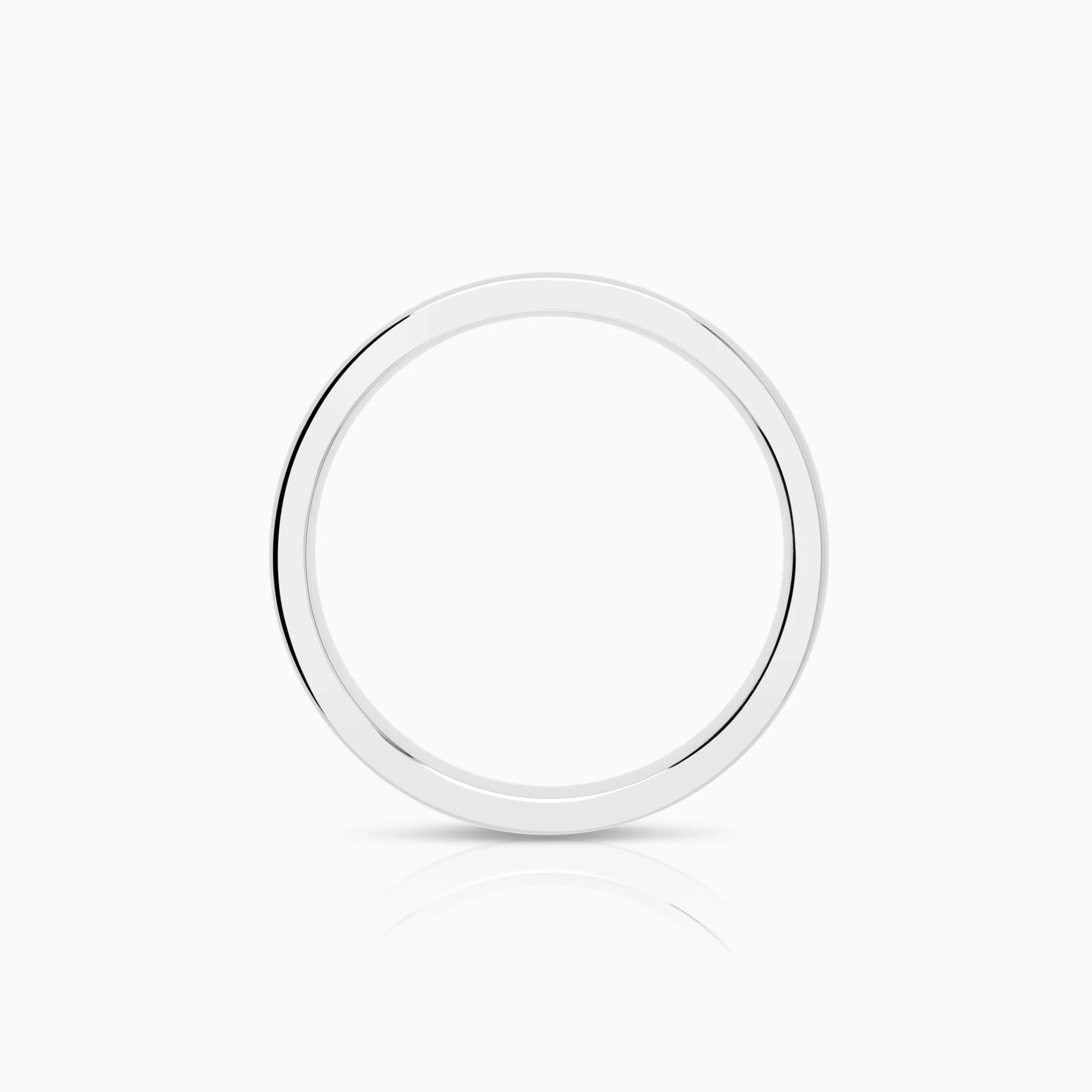 Plain ring 8.84g 18K white gold - Image 2