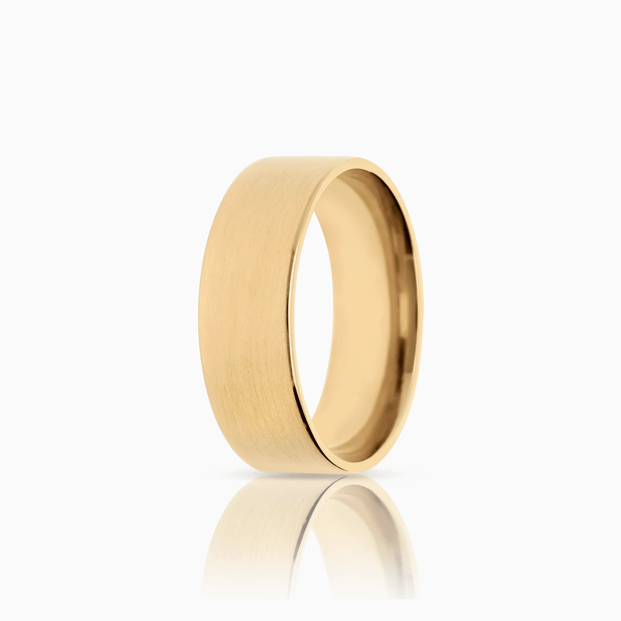 Men’s wedding band plain 8.08g 18K gold