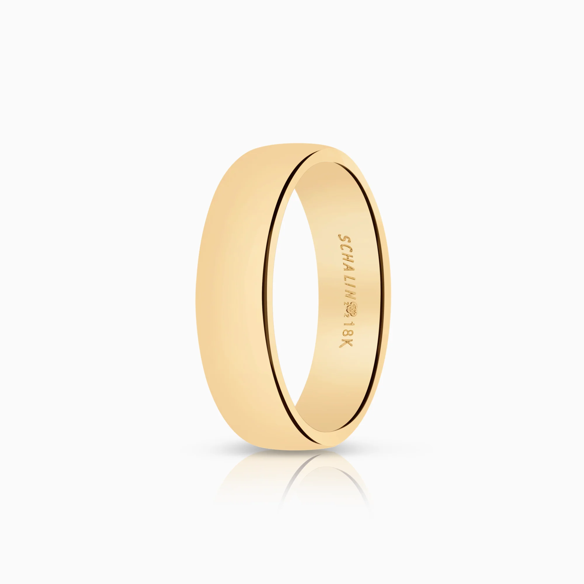 Plain ring 9.05g 18K gold