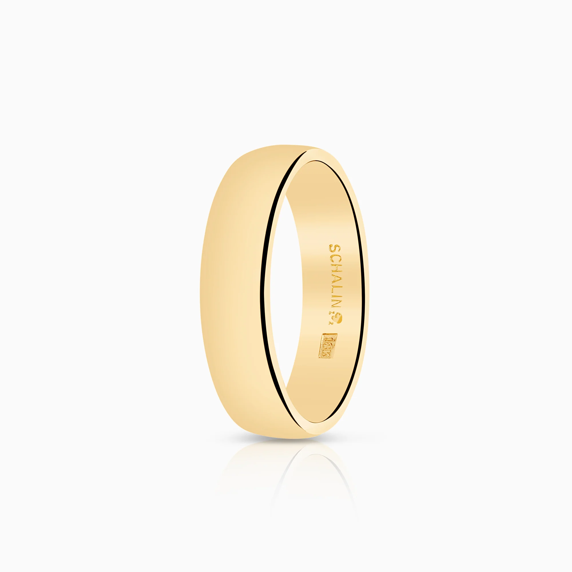 Plain ring 9.17g 18K gold