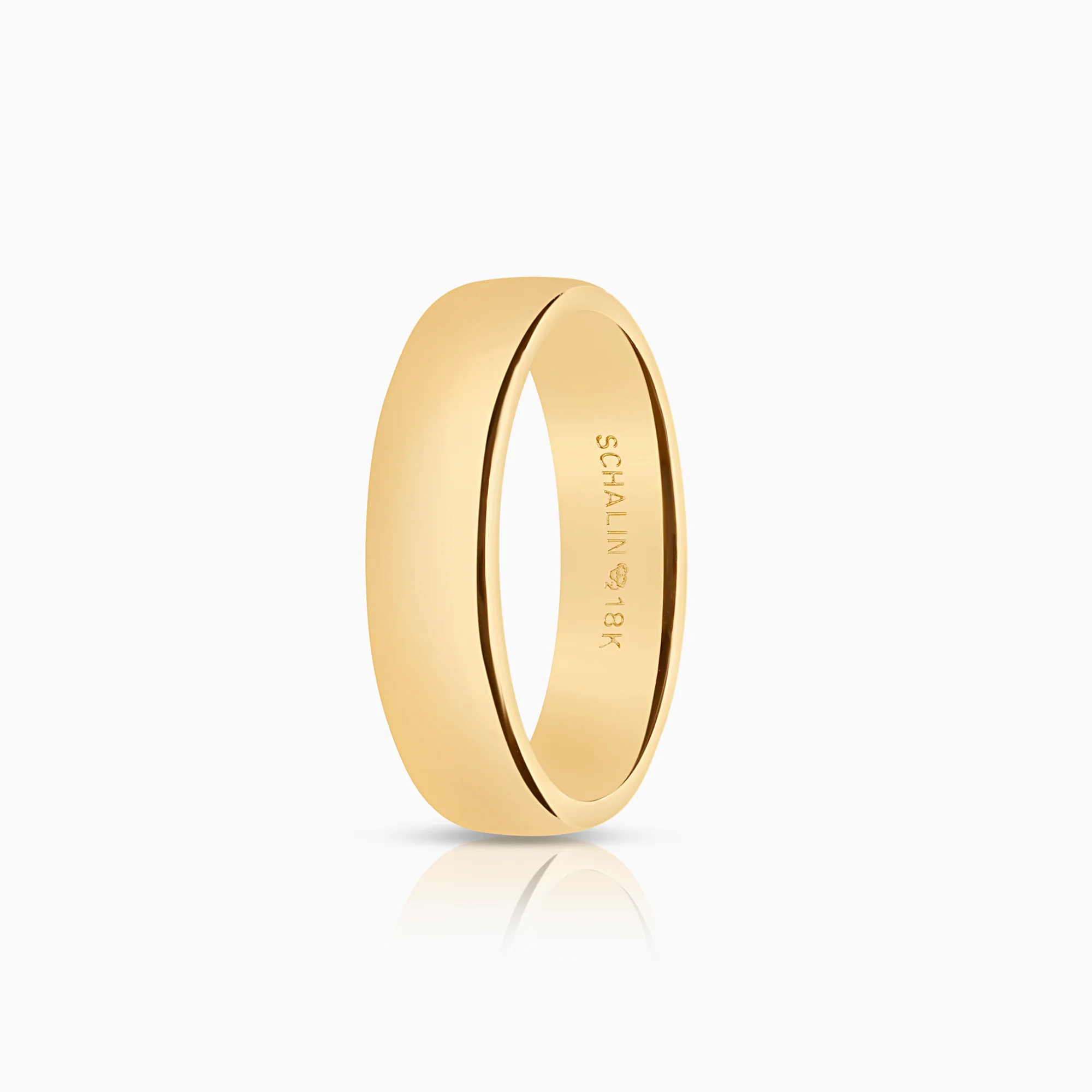 Plain ring Schalins 9.96g 18K gold