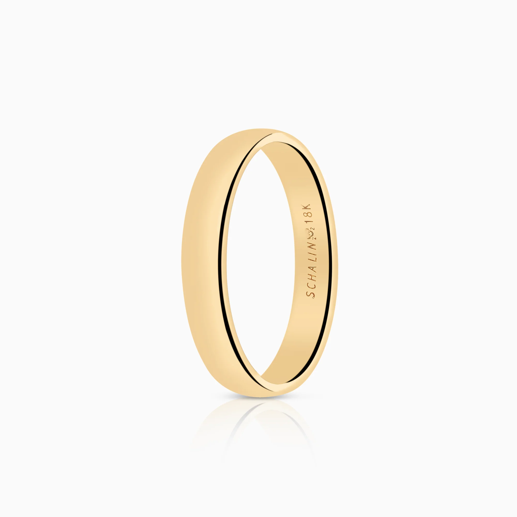 Plain ring Schalins 5.10g 18K gold