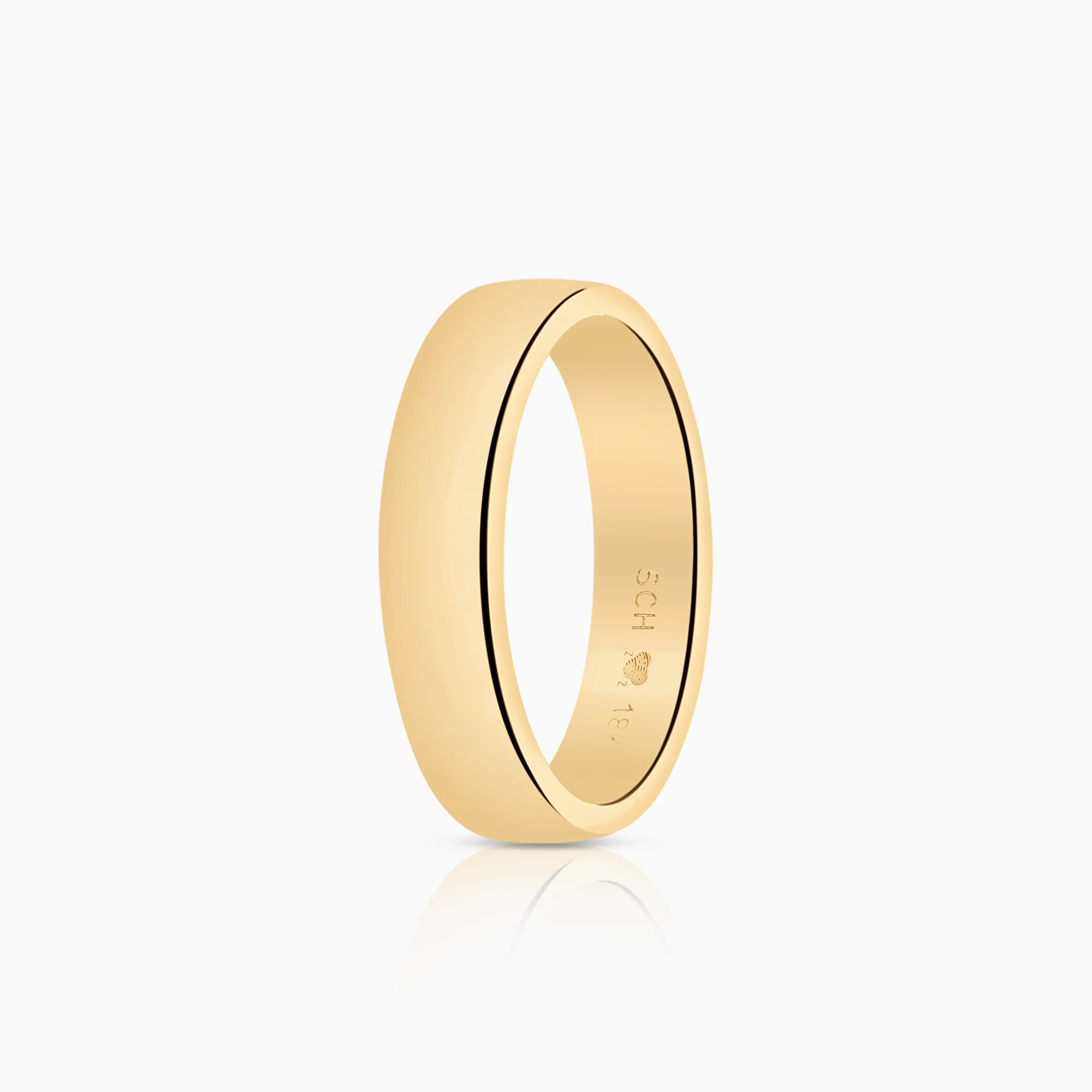 Plain ring Schalins 7.69g 18K gold