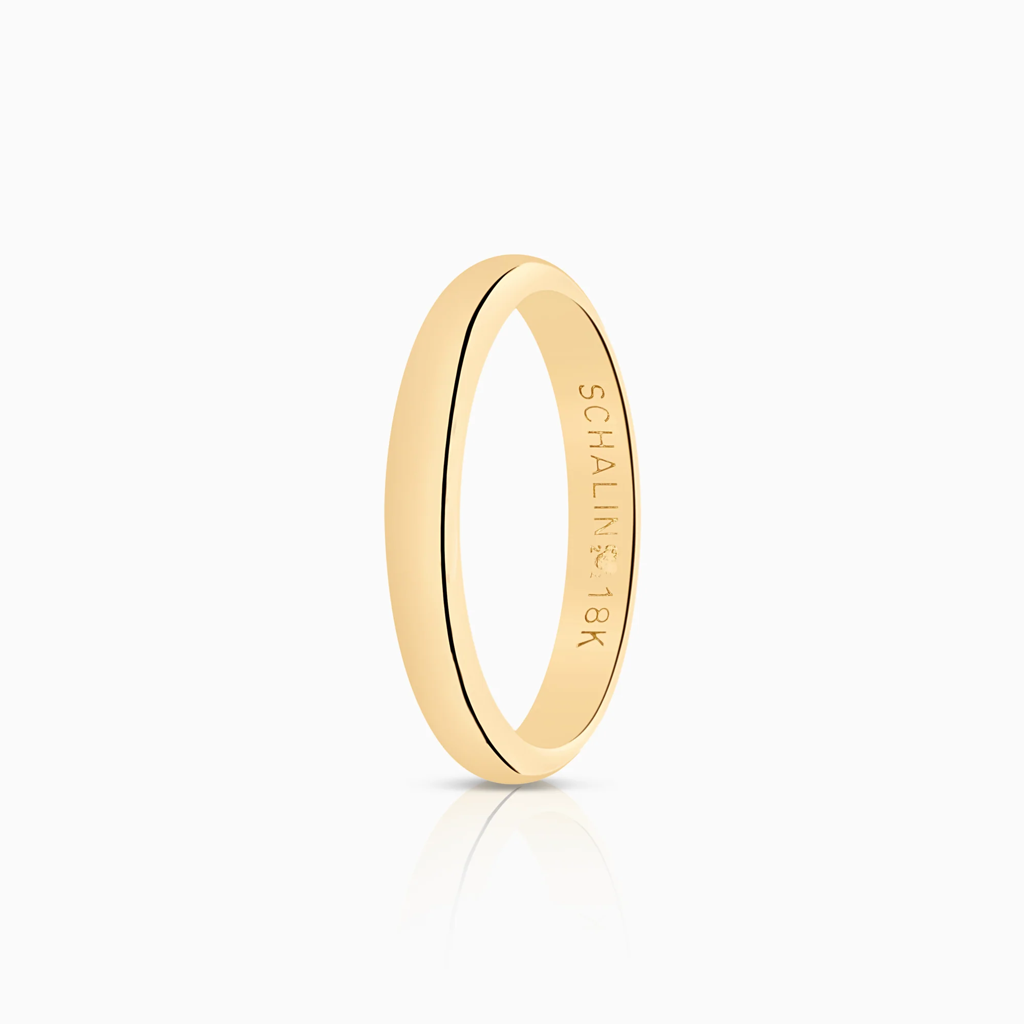 Plain ring 2.30g 18K gold