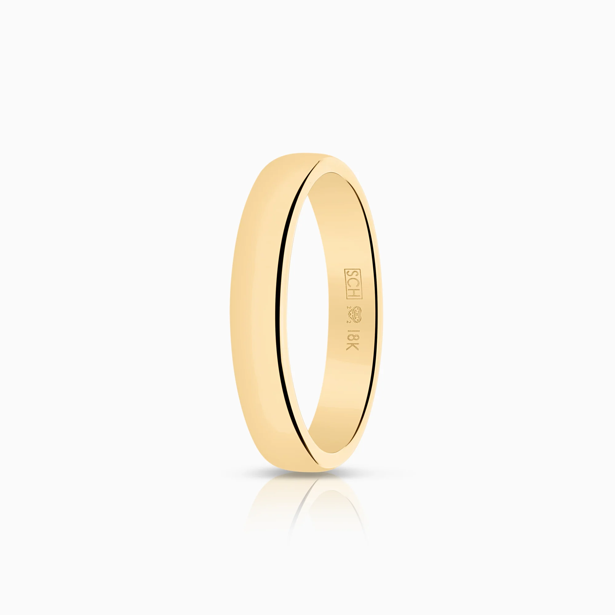 Plain ring 4.86g 18K gold