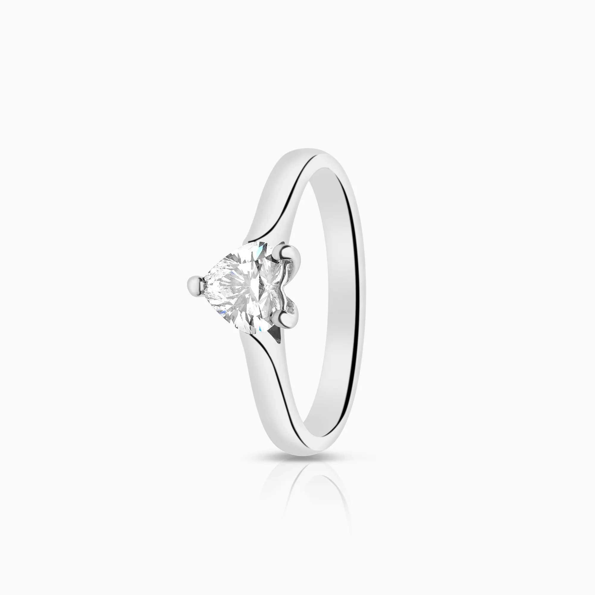Solitaire Diamond Ring 0.50ct 950 Palladium