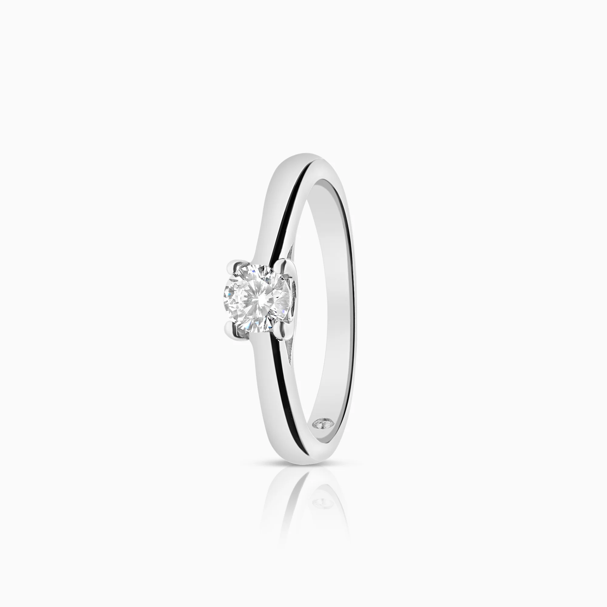 Solitaire ring 0.25ct 950 Platinum