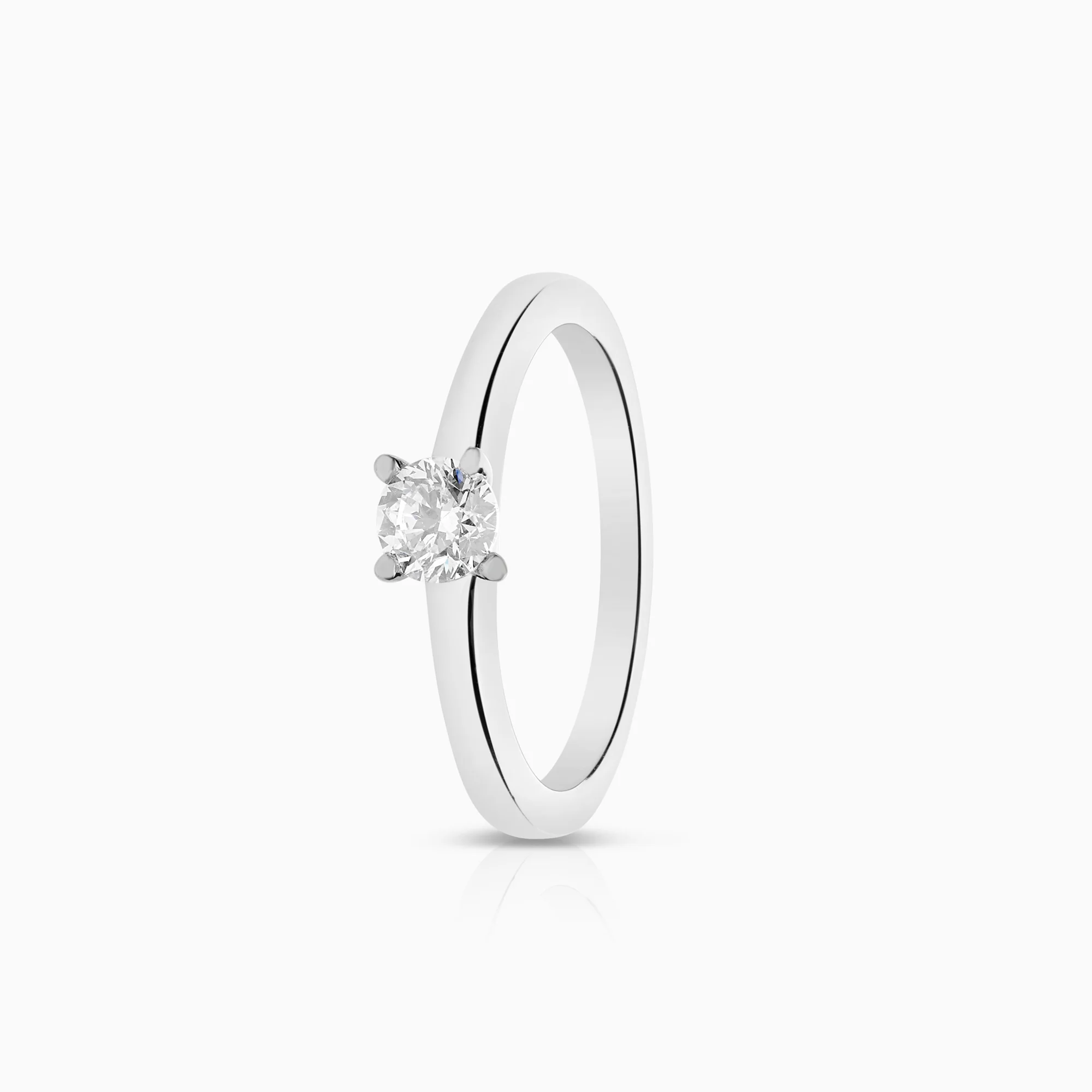 Solitaire ring 0.25ct 950 platinum
